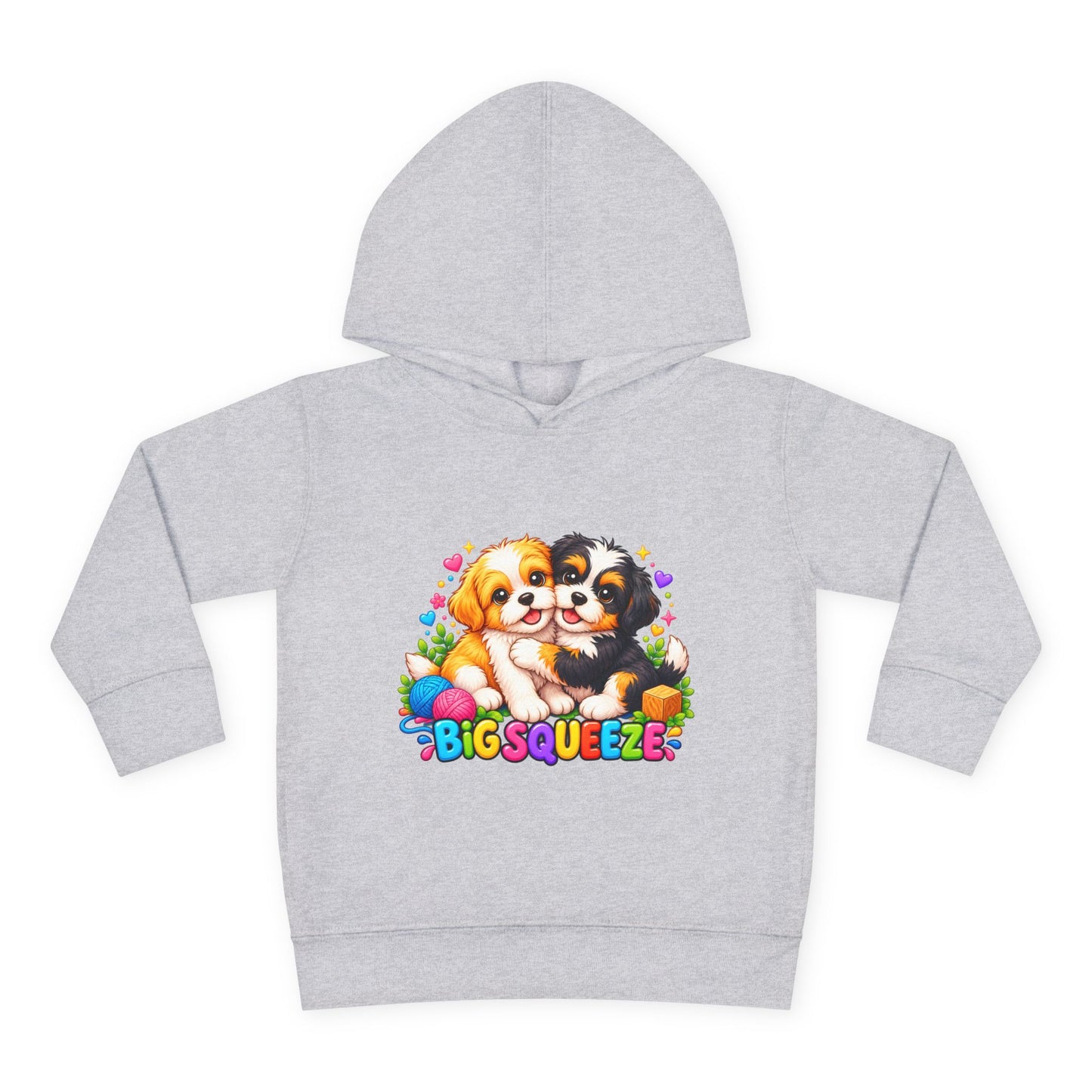Big Squeeze Shih Tzu Toddler Pullover Fleece Hoodie