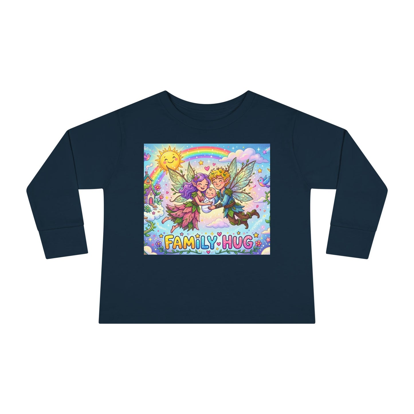 Family Hug Fairy Toddler Long Sleeve Tee
