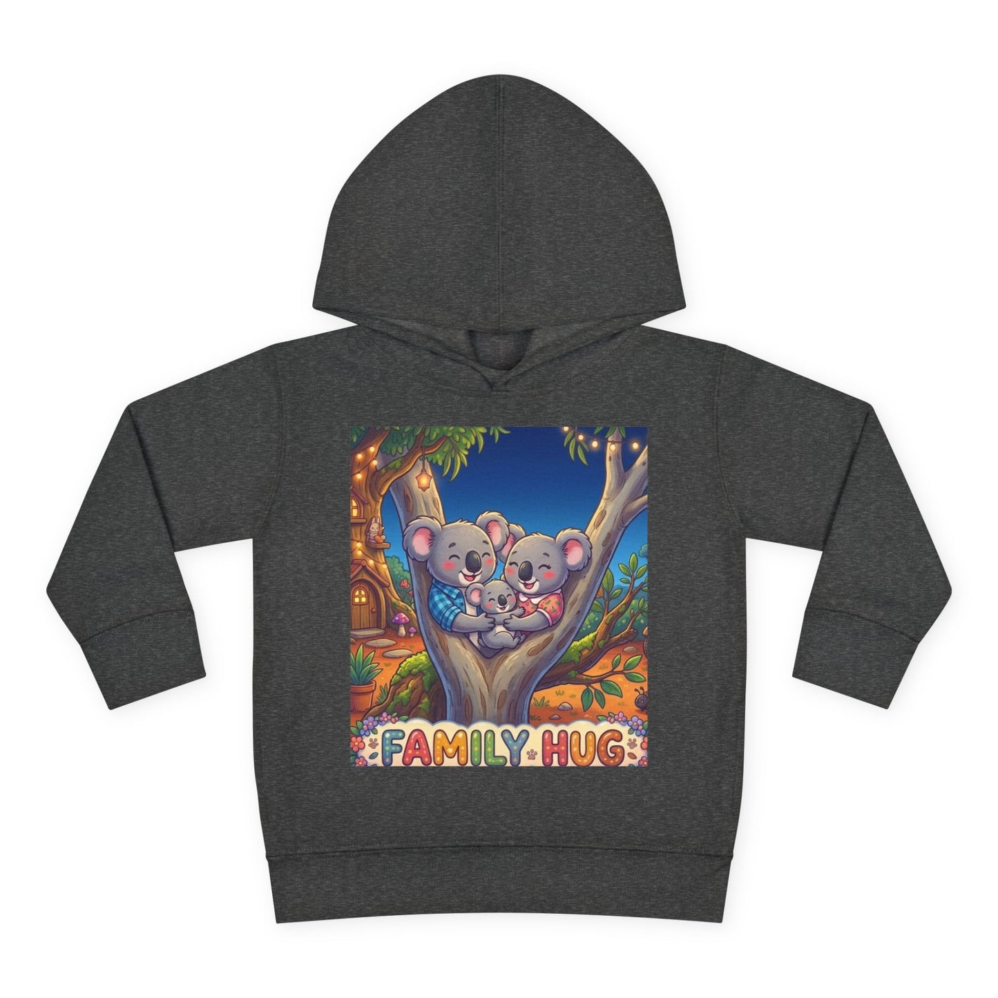 Family Hug Koala Toddler Pullover Fleece Hoodie