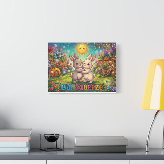 Big Squeeze Bunny Classic Canvas