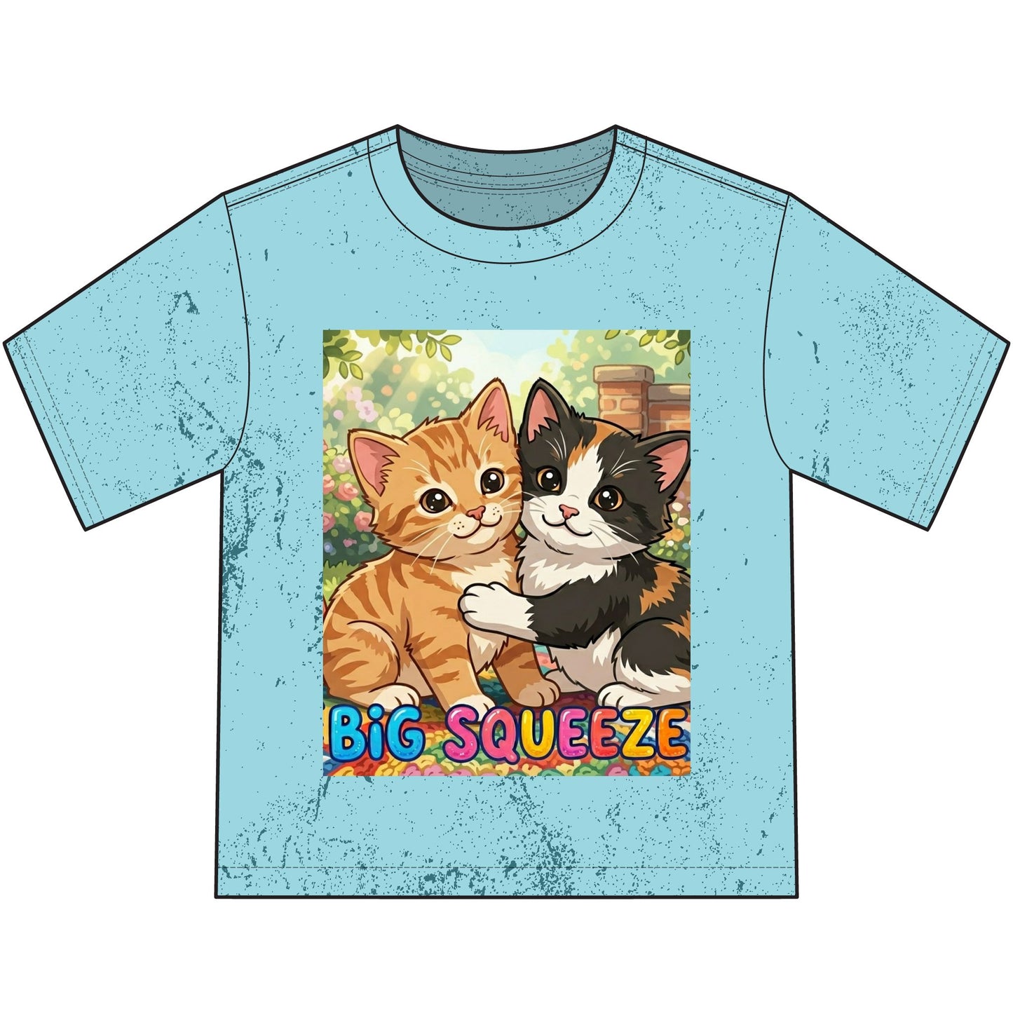 Big Squeeze Kitten Heavyweight Color Blast Youth T-Shirt