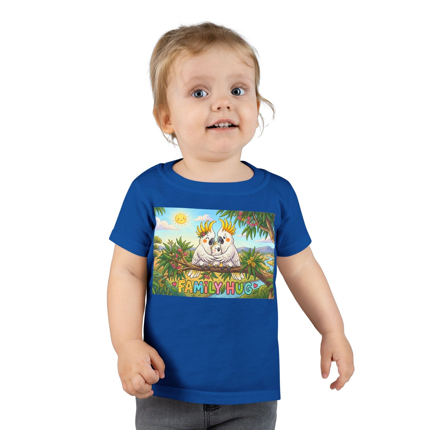 Family Hug Cockatoo Toddler T-shirt