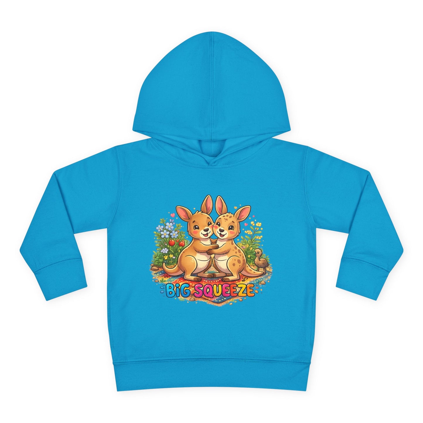 Big Squeeze Kangaroo Toddler Pullover Fleece Hoodie