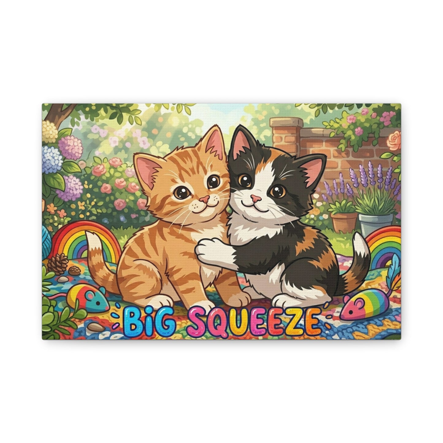 Big Squeeze Kitten Classic Canvas