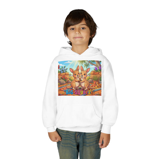 Big Squeeze Kangaroo Youth Heavy Blend Hooded Sweatshirt