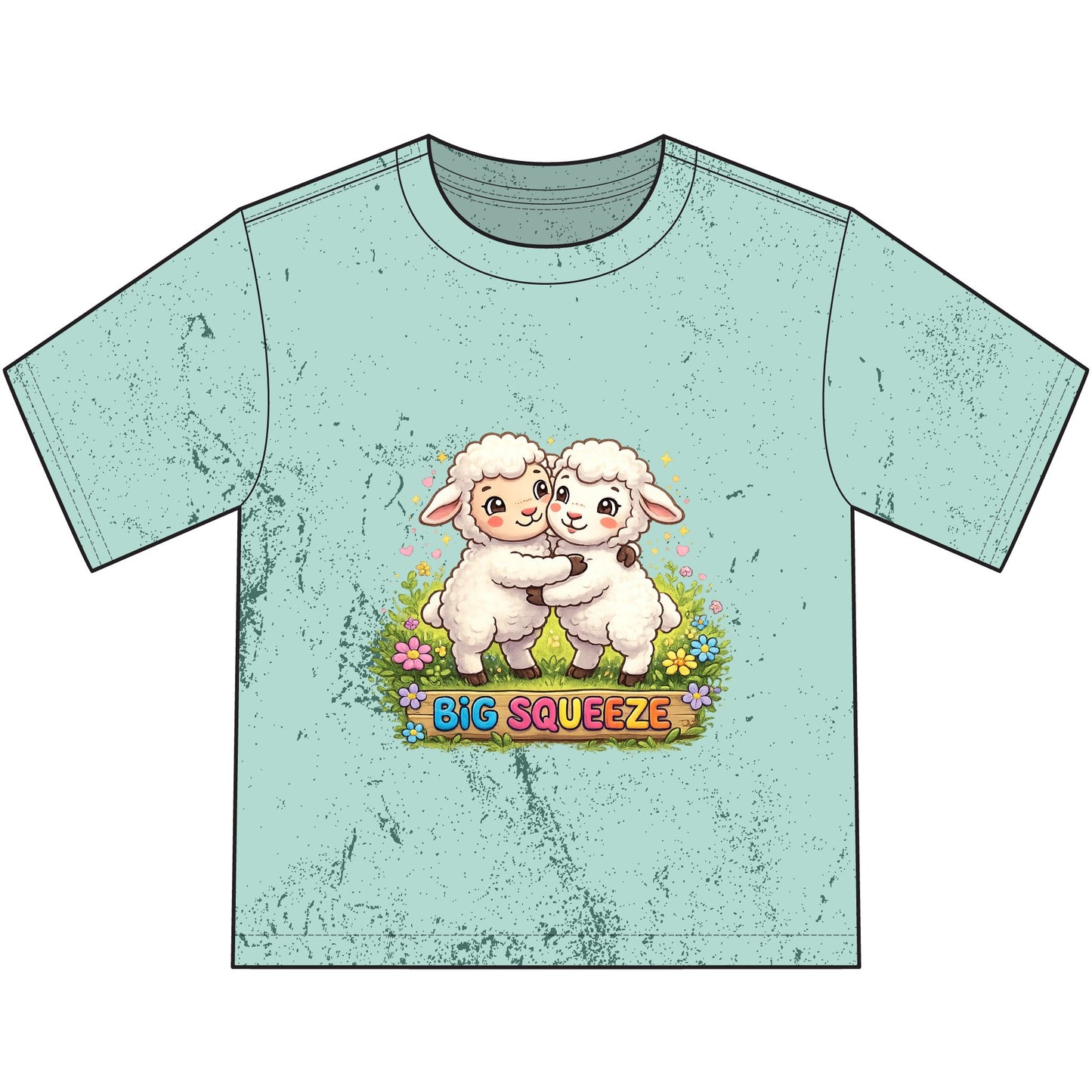 Big Squeeze Lamb Heavyweight Color Blast Youth T-Shirt