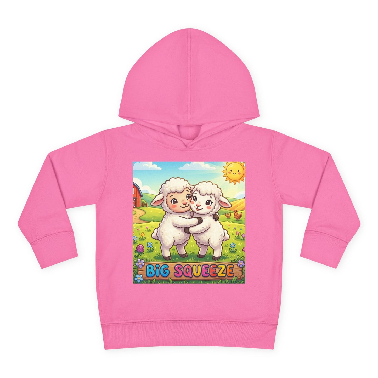 Big Squeeze Lamb Toddler Pullover Fleece Hoodie