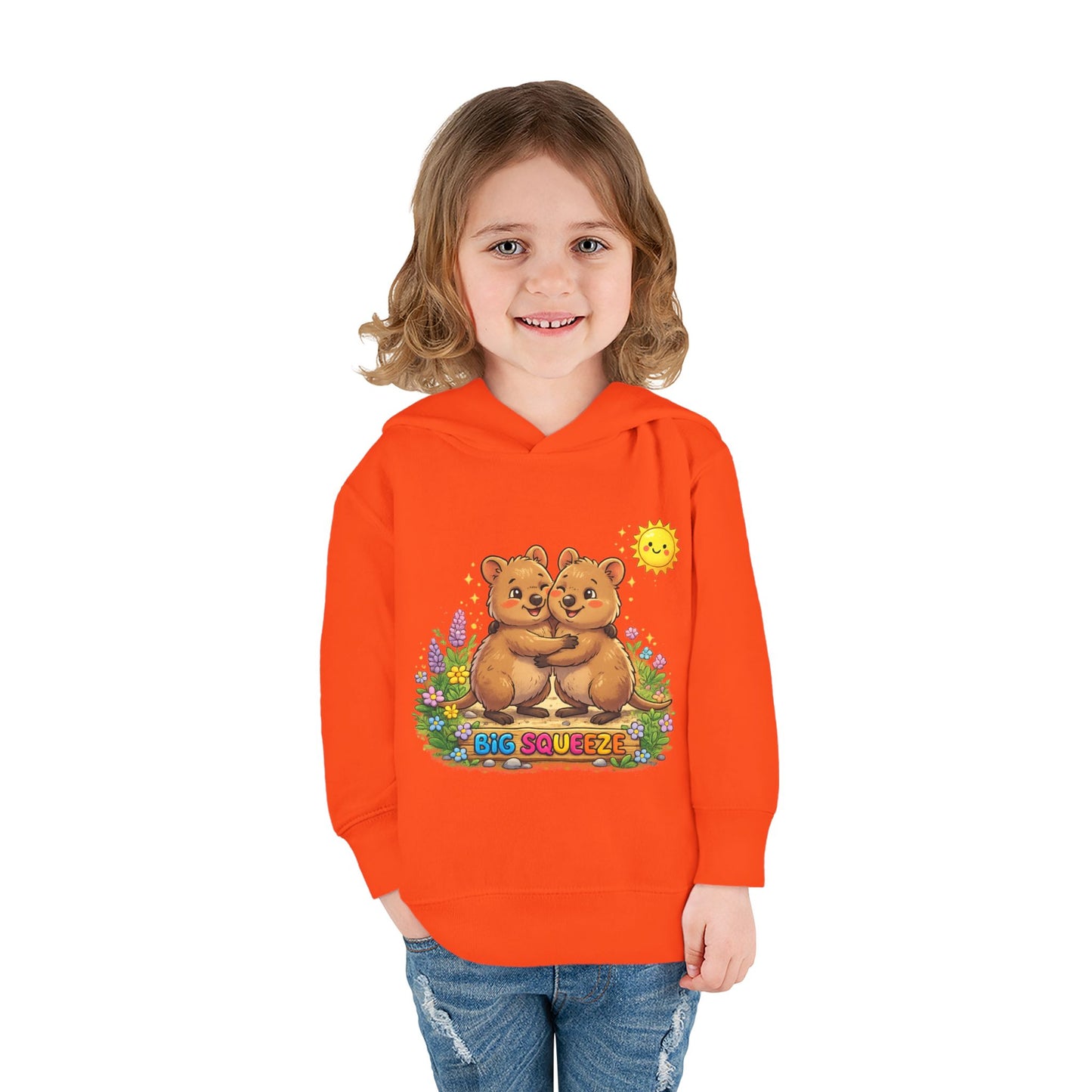 Big Squeeze Quokka Toddler Pullover Fleece Hoodie