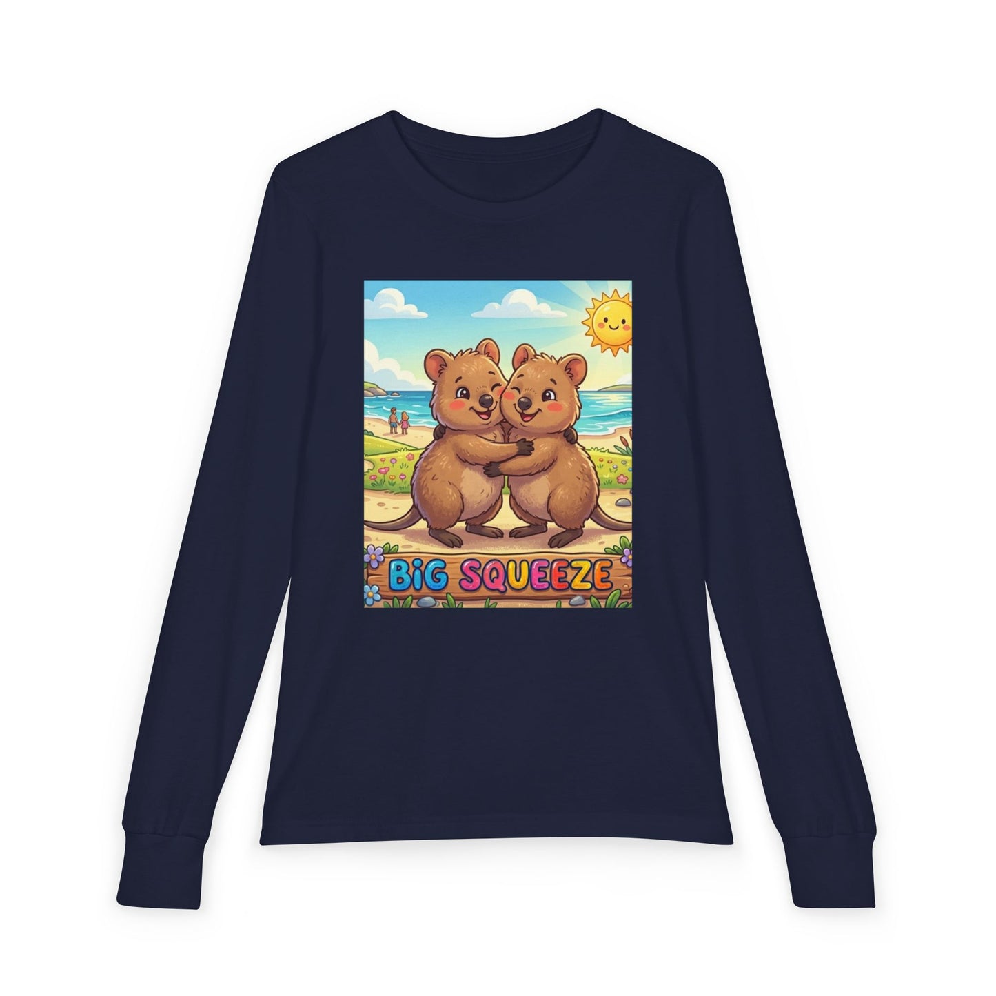 Big Squeeze Quokka Youth Jersey Long Sleeve Tee