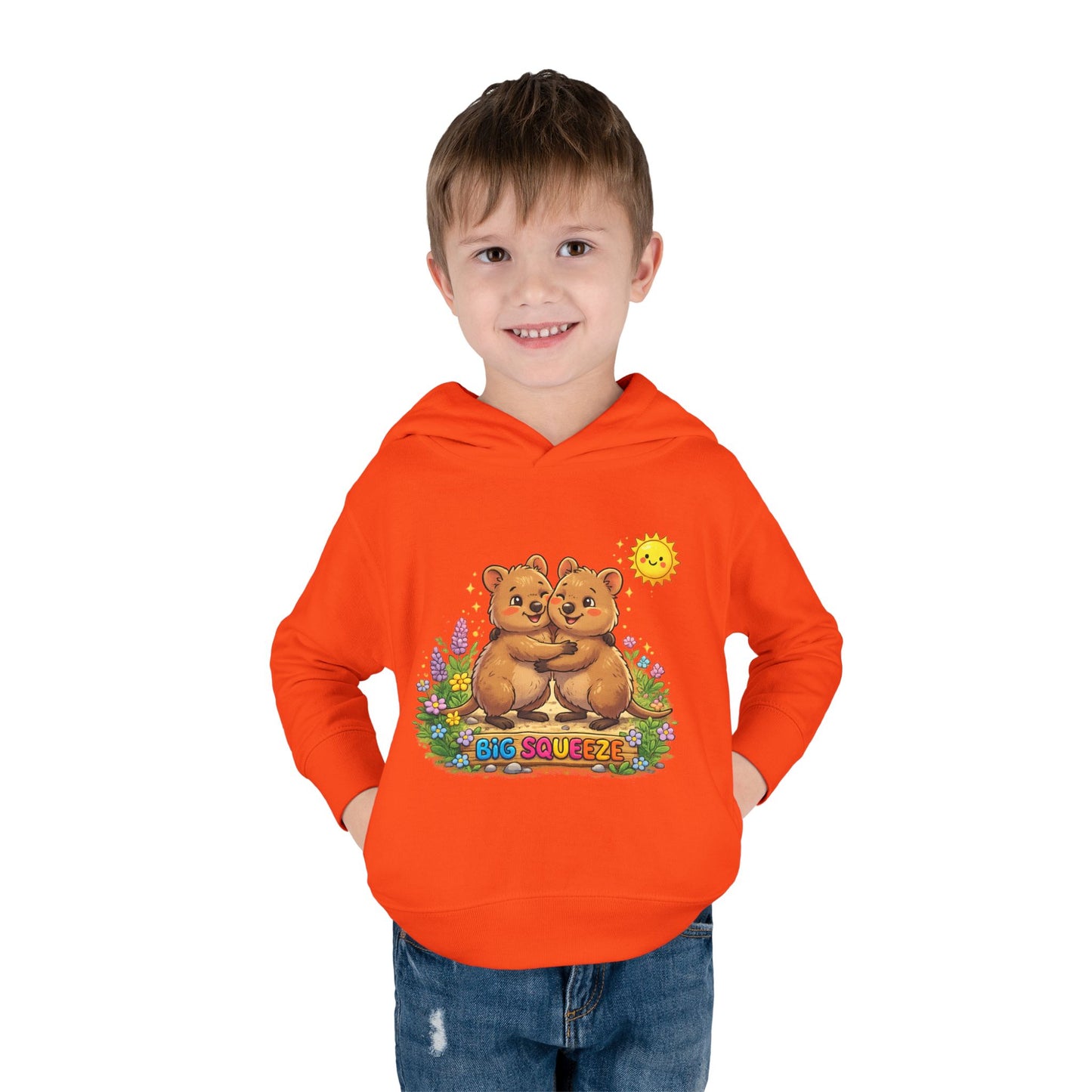 Big Squeeze Quokka Toddler Pullover Fleece Hoodie
