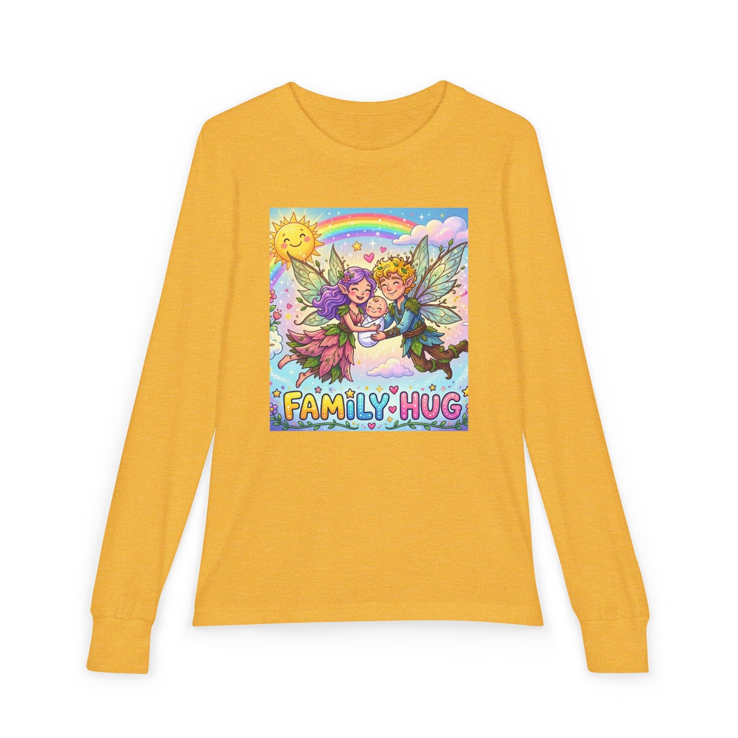 Family Hug Fairy Youth Jersey Long Sleeve Tee