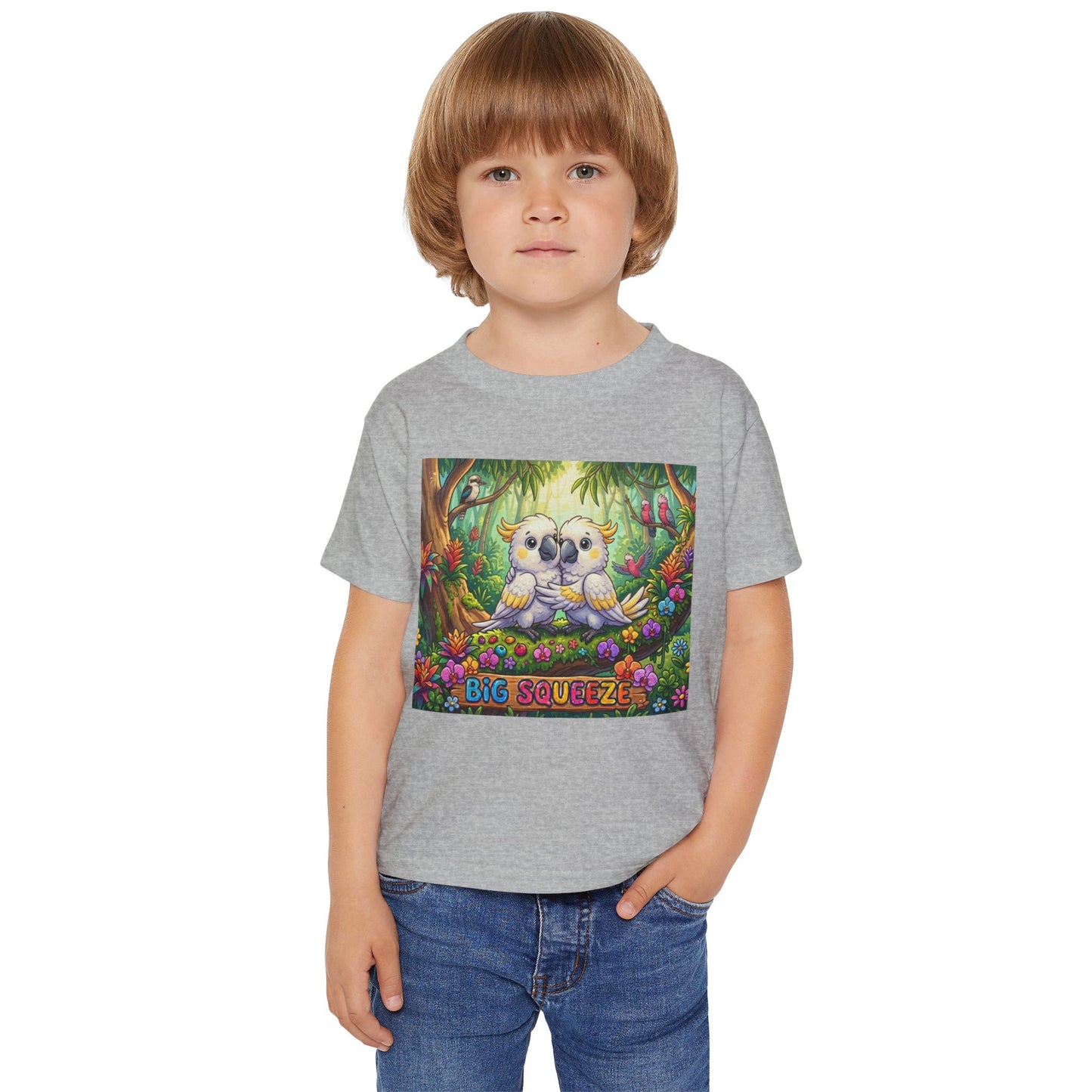 Big Squeeze Cockatoo Heavy Cotton™ Toddler T-shirt