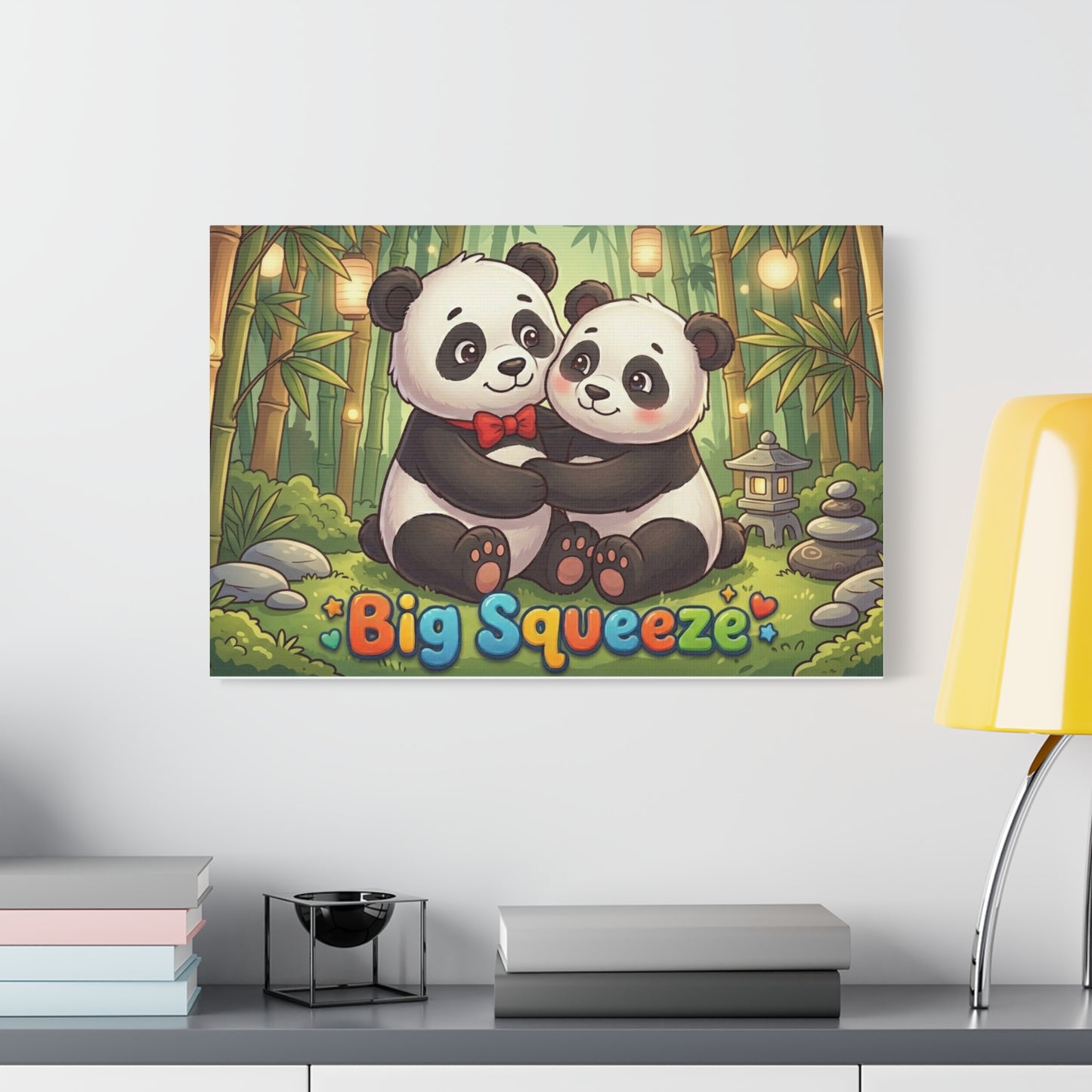 Big Squeeze Panda Classic Canvas