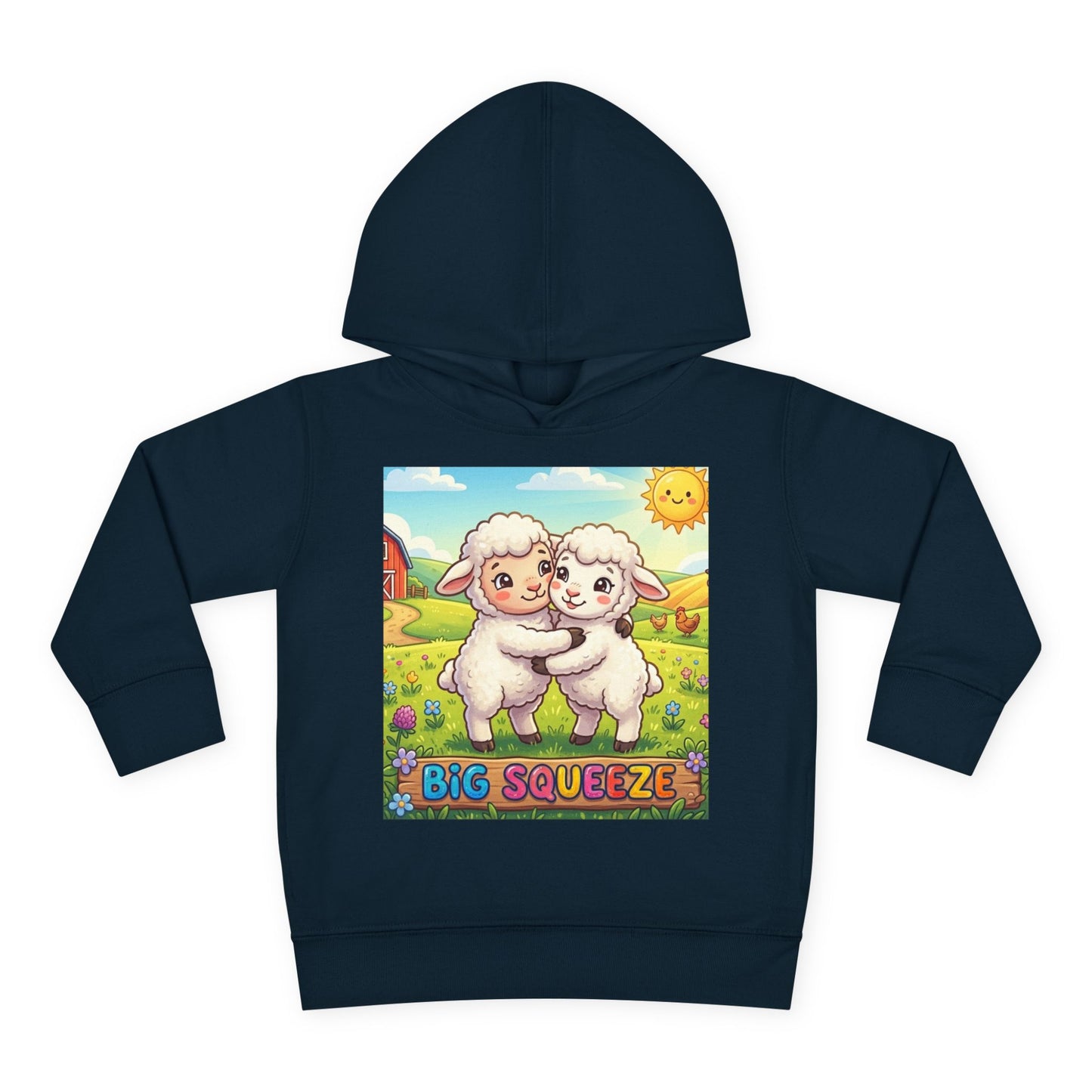 Big Squeeze Lamb Toddler Pullover Fleece Hoodie