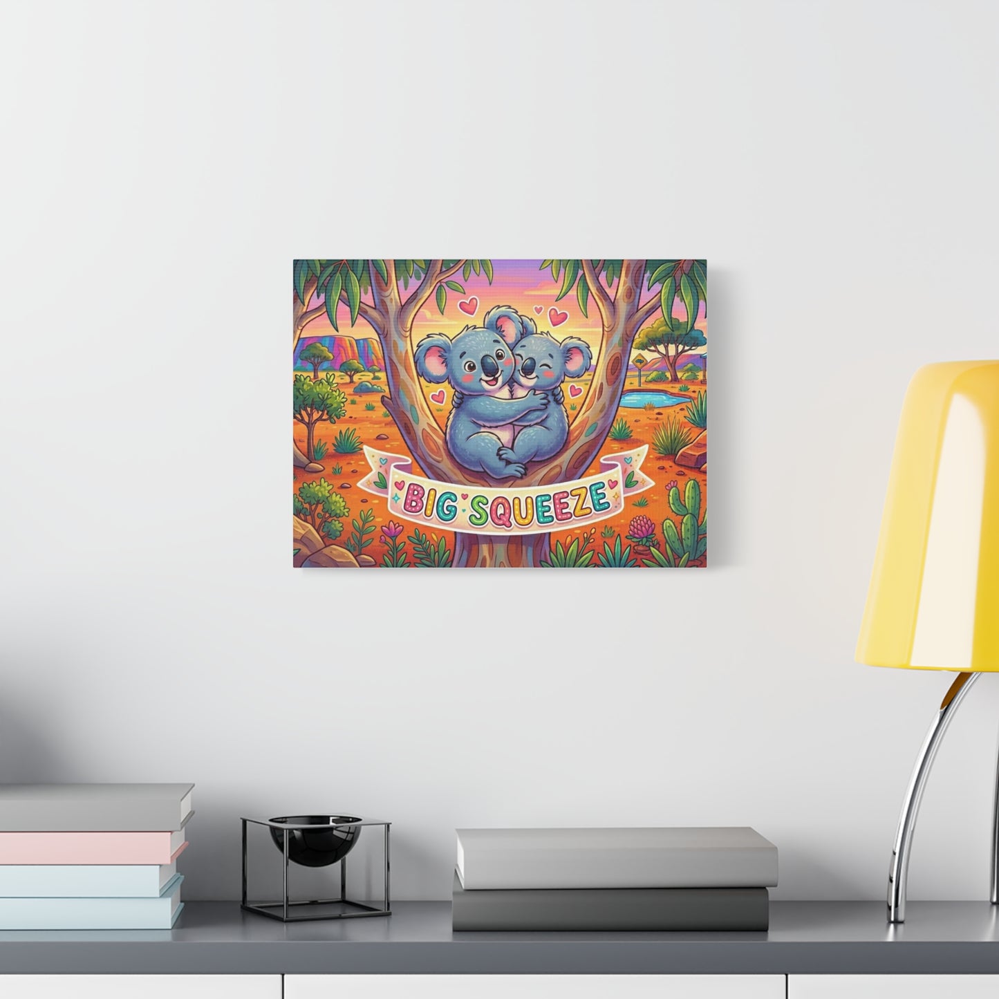 Big Squeeze Koala Classic Canvas
