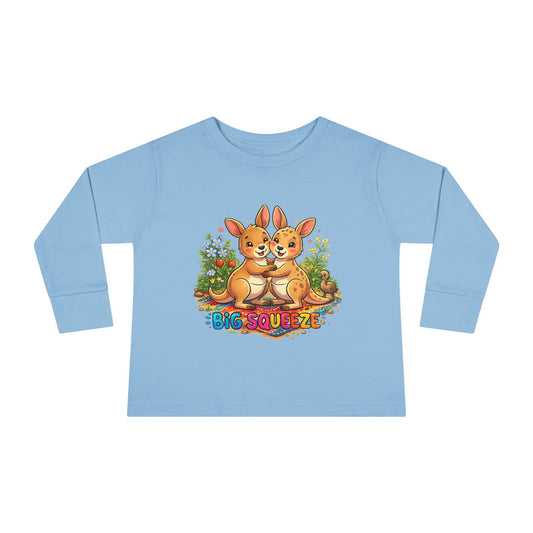 Big Squeeze Kangaroo Toddler Long Sleeve Tee