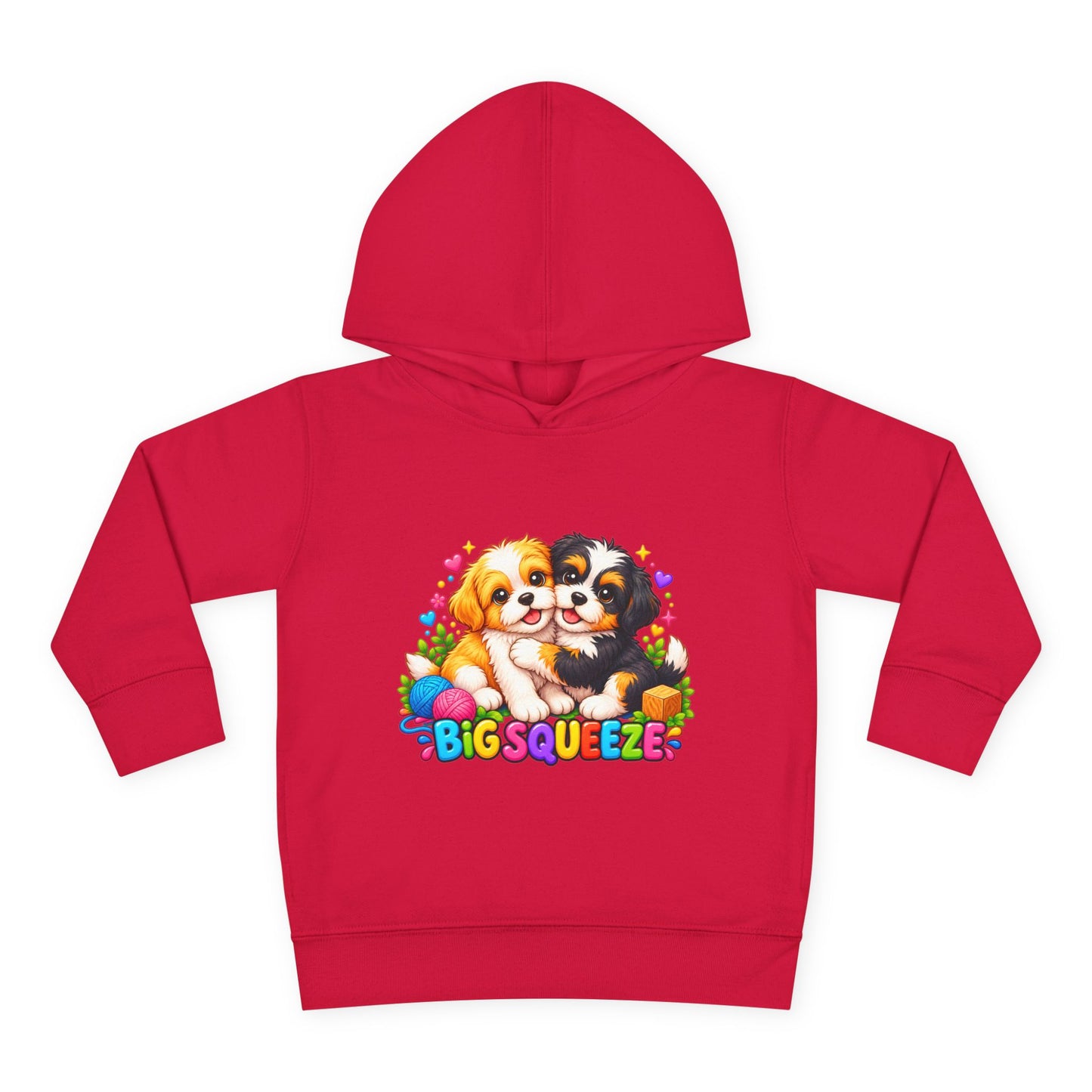 Big Squeeze Shih Tzu Toddler Pullover Fleece Hoodie