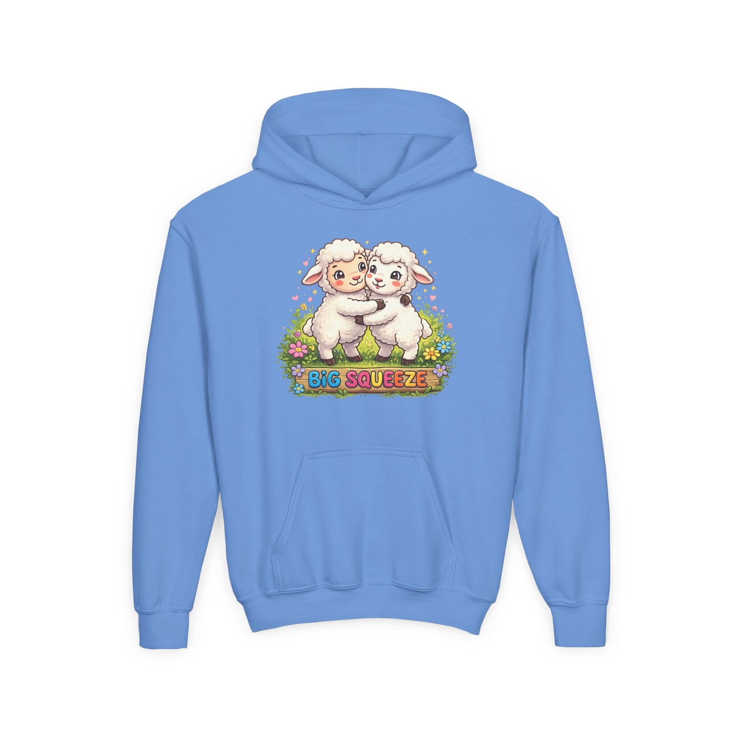 Big Squeeze Lamb Youth Heavy Blend Hooded Sweatshirt