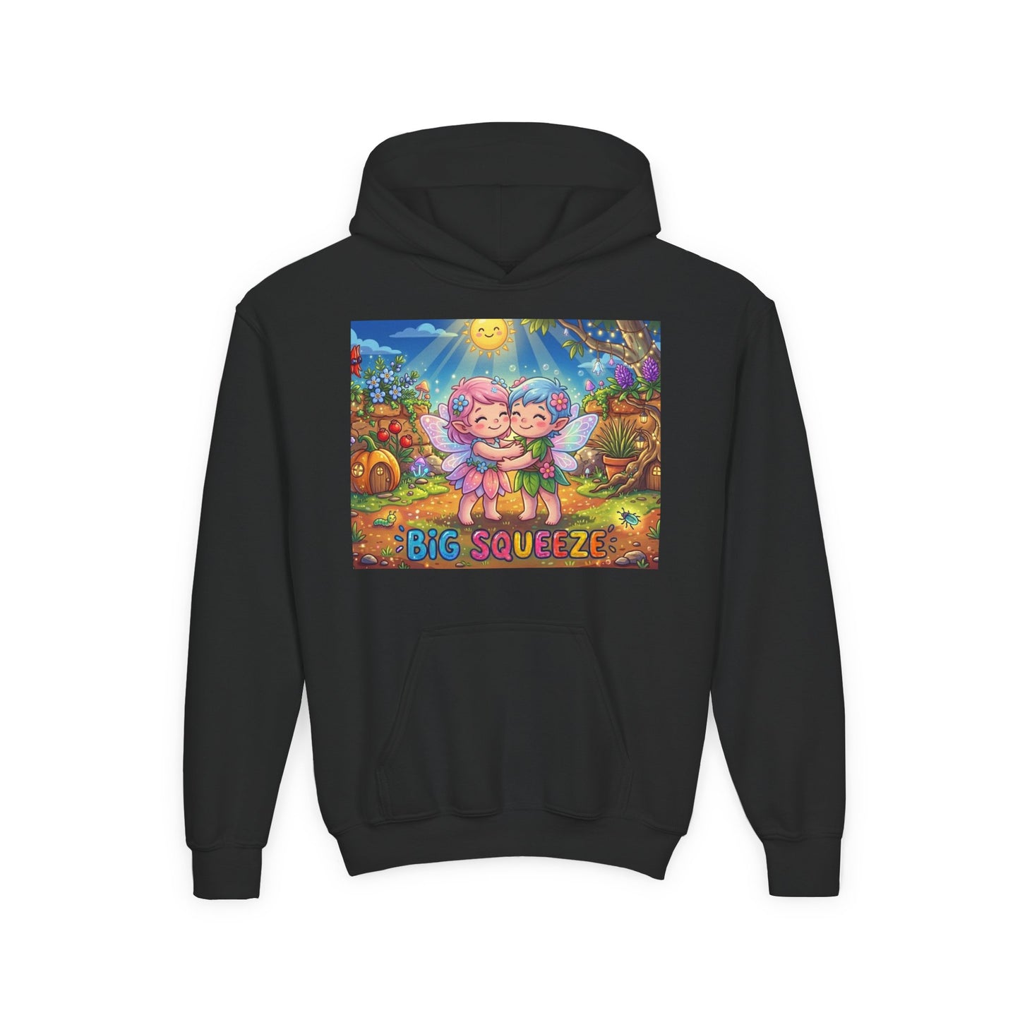 Big Squeeze Fairy Youth Heavy Blend Hooded Sweatshirt