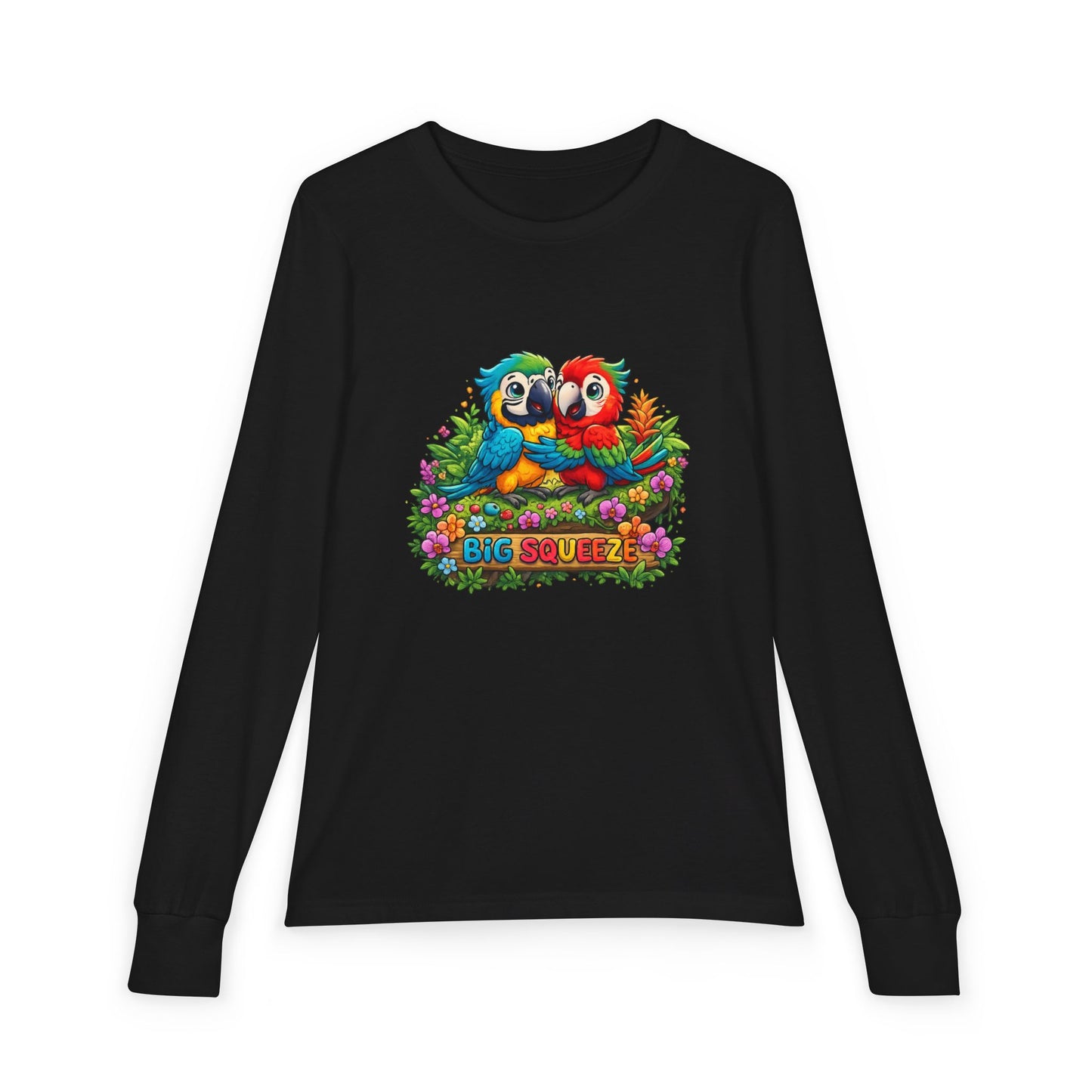 Big Squeeze Macaw Youth Jersey Long Sleeve Tee