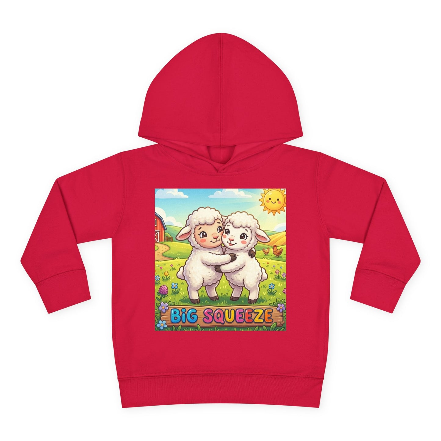Big Squeeze Lamb Toddler Pullover Fleece Hoodie
