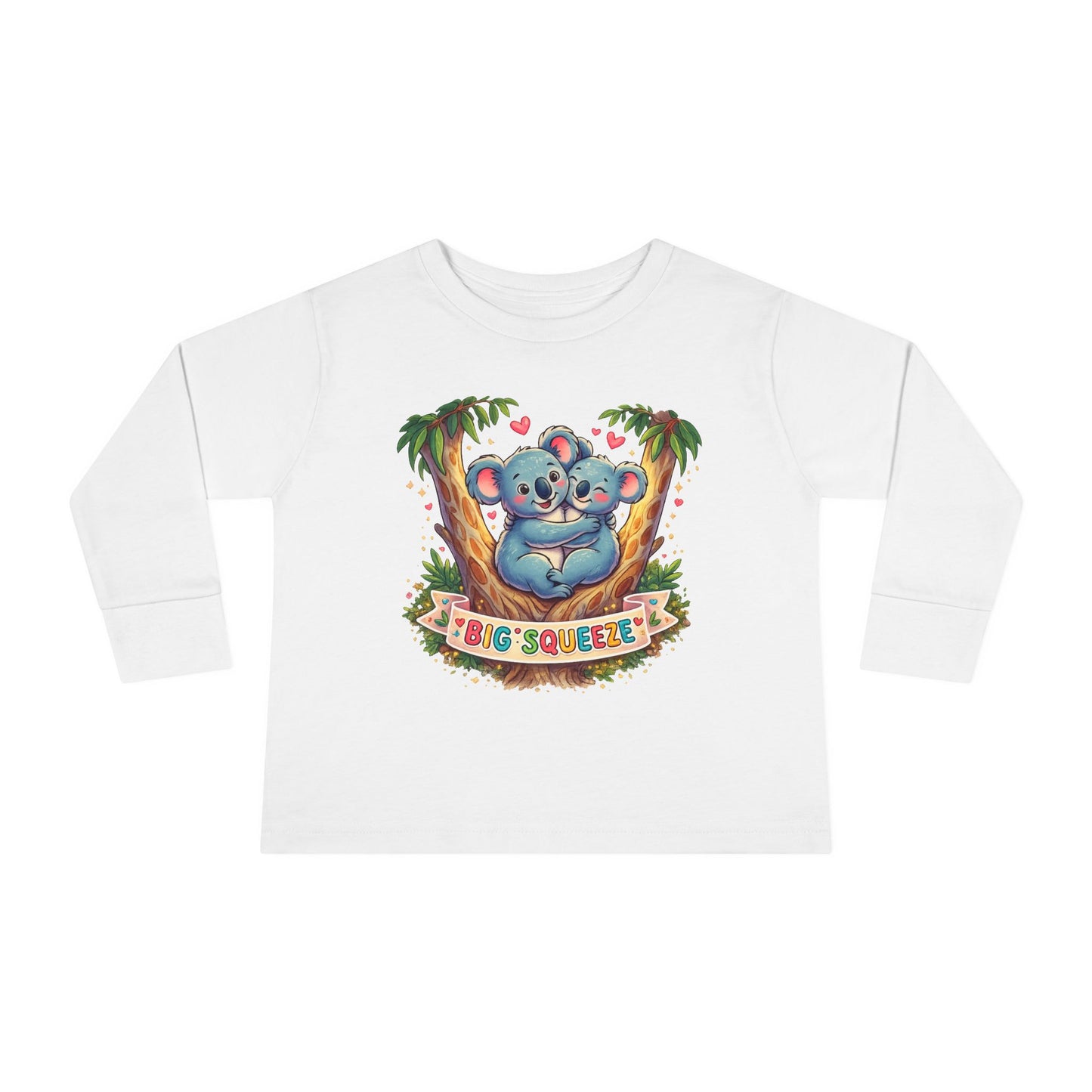 Big Squeeze Koala Toddler Long Sleeve Tee
