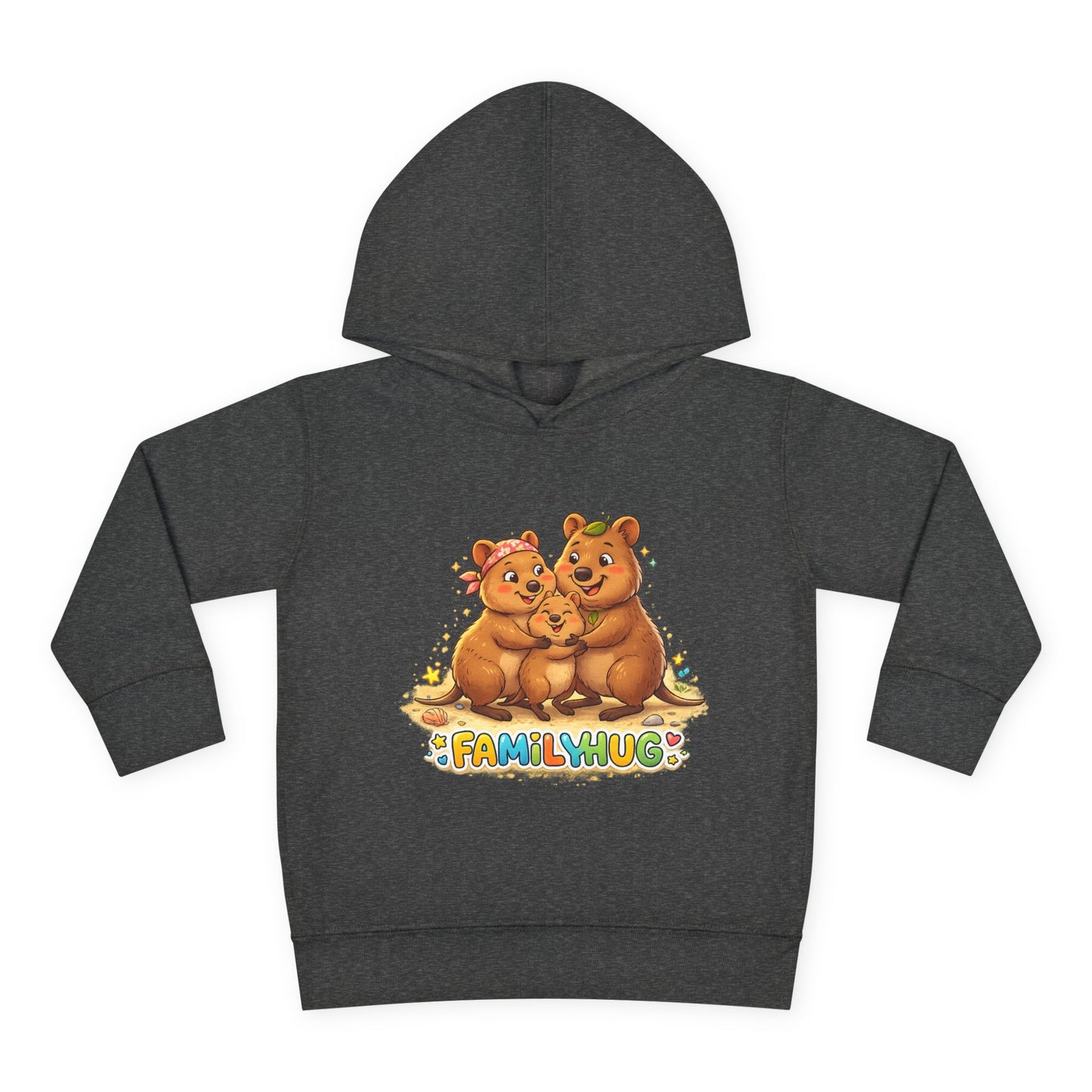 Family Hug Quokka Toddler Pullover Fleece Hoodie