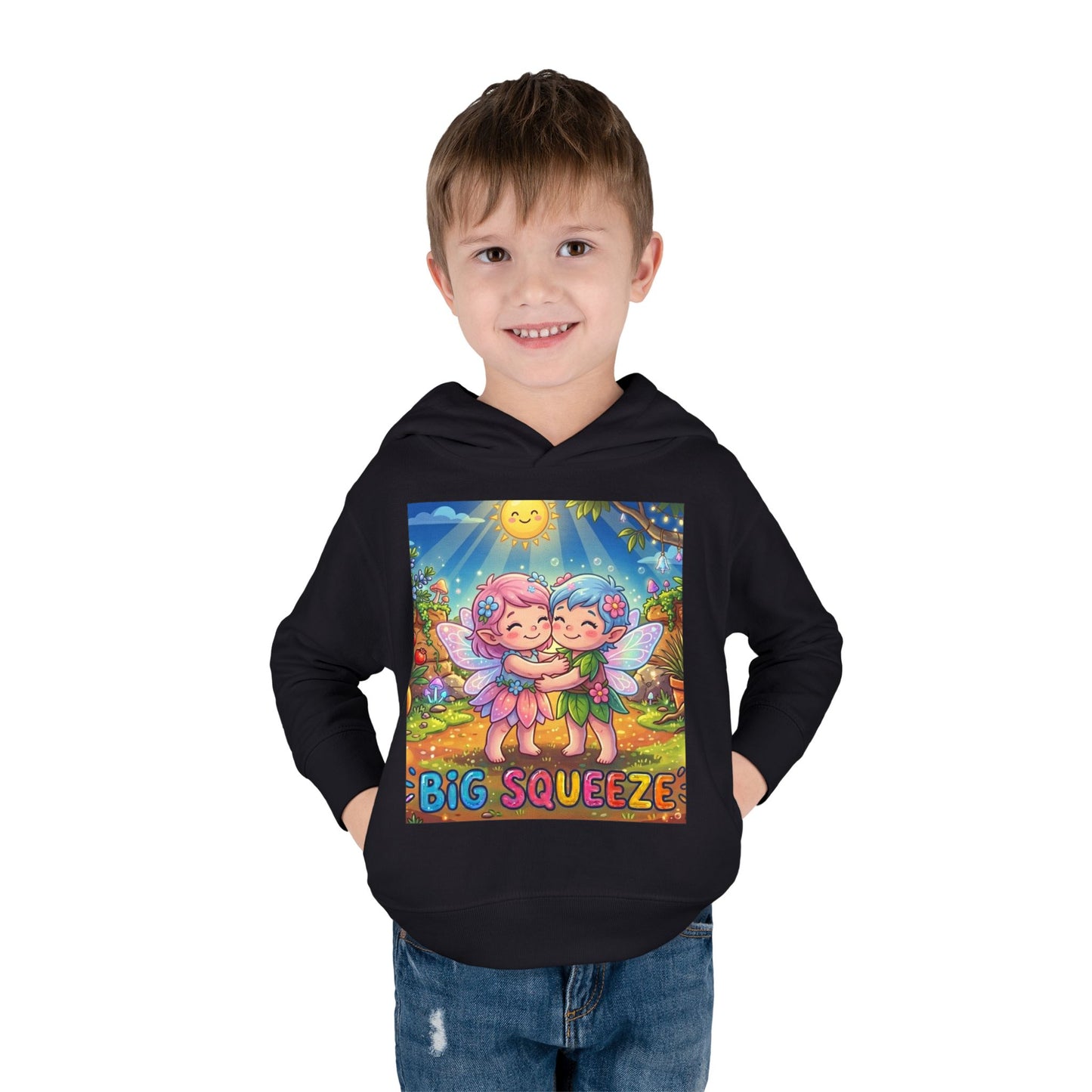 Big Squeeze Fairy Toddler Pullover Fleece Hoodie