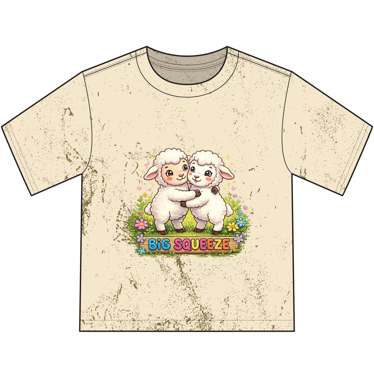 Big Squeeze Lamb Heavyweight Color Blast Youth T-Shirt