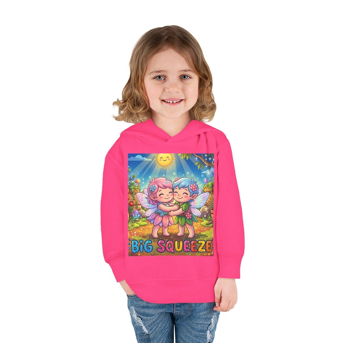 Big Squeeze Fairy Toddler Pullover Fleece Hoodie