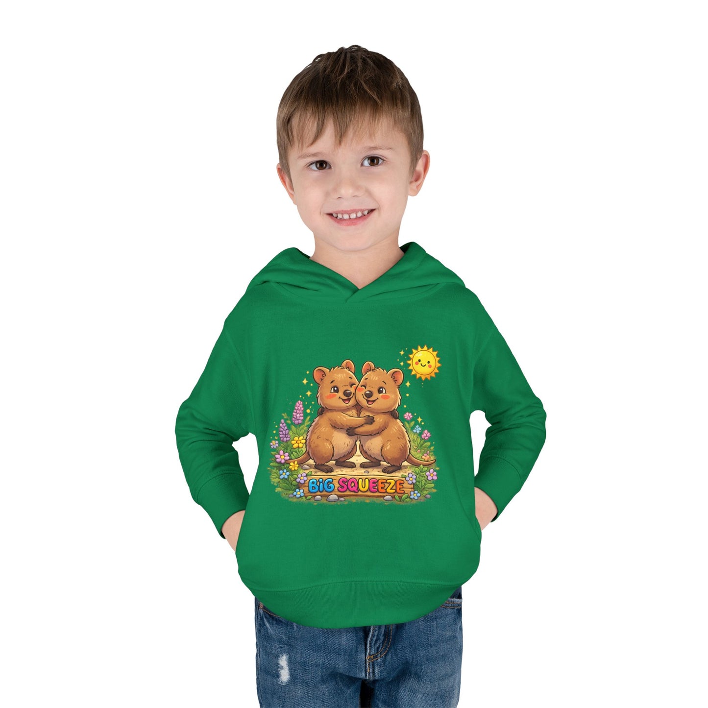 Big Squeeze Quokka Toddler Pullover Fleece Hoodie