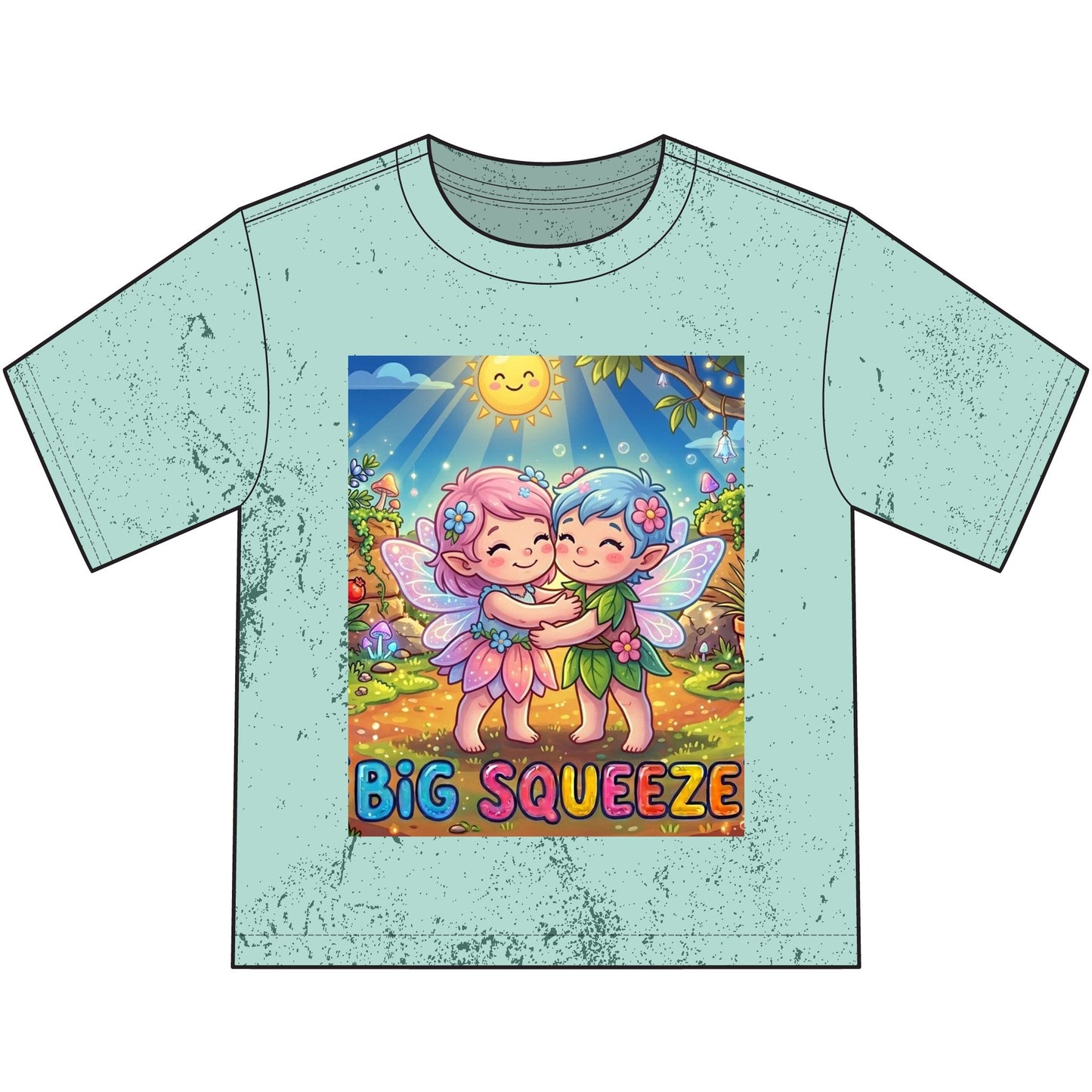 Big Squeeze Fairy Heavyweight Color Blast Youth T-Shirt