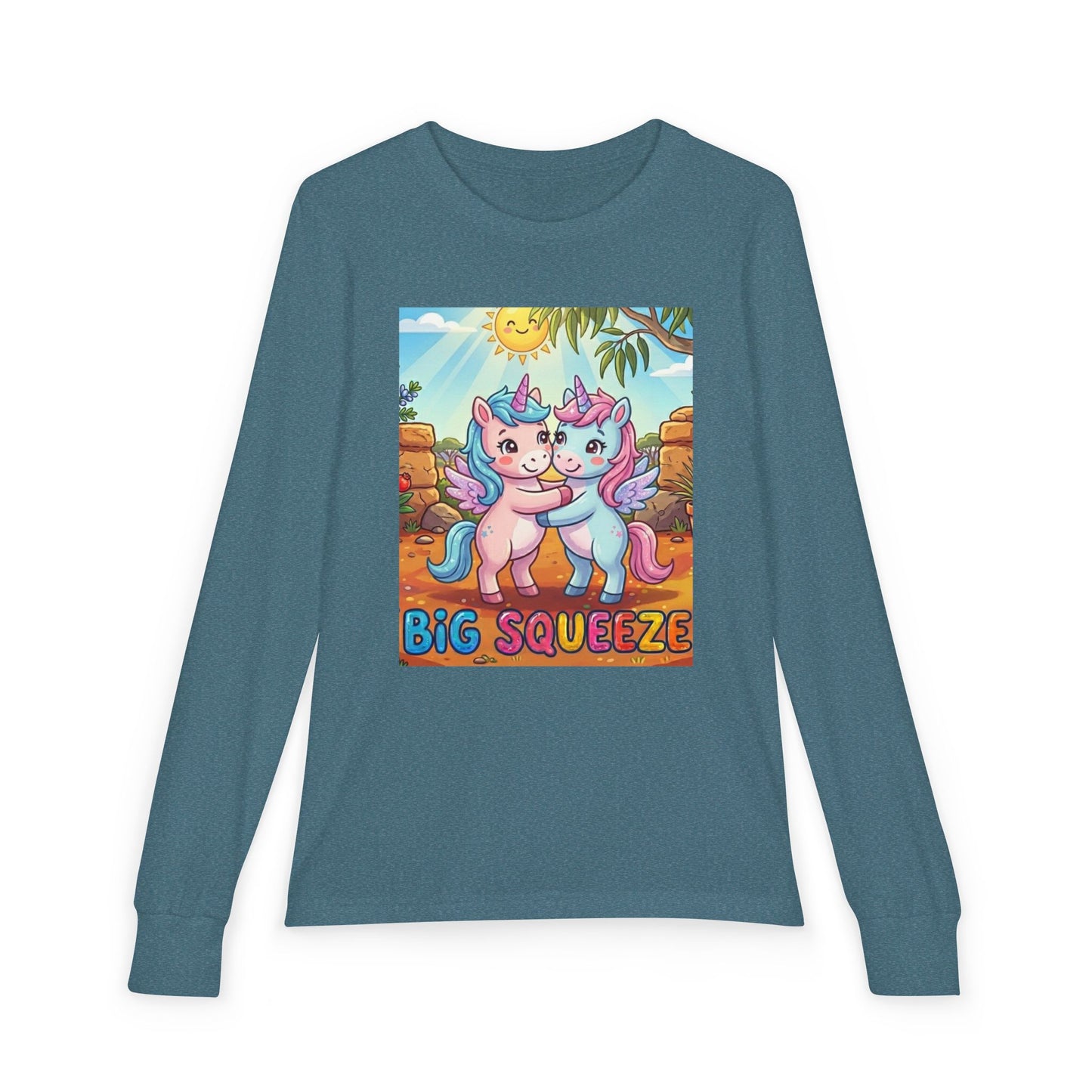 Big Squeeze Unicorn Youth Jersey Long Sleeve Tee