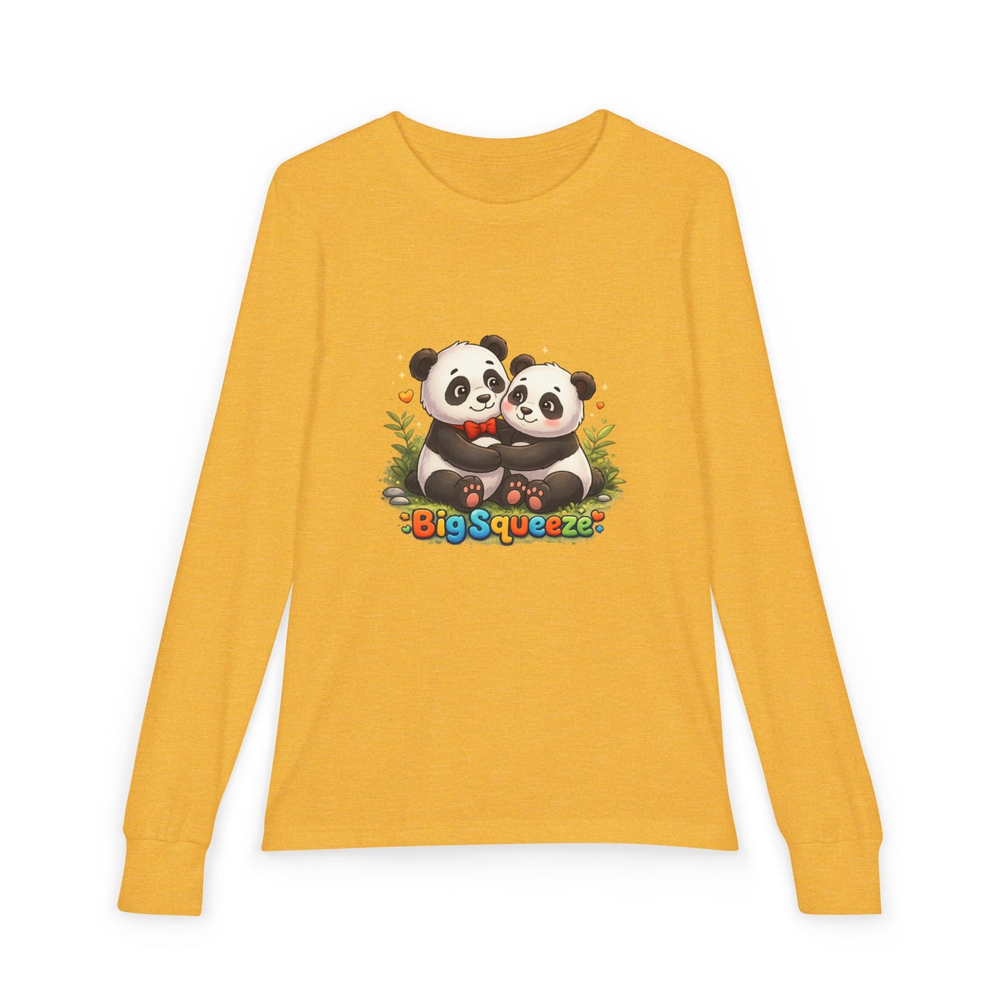 Big Squeeze Panda Youth Jersey Long Sleeve Tee