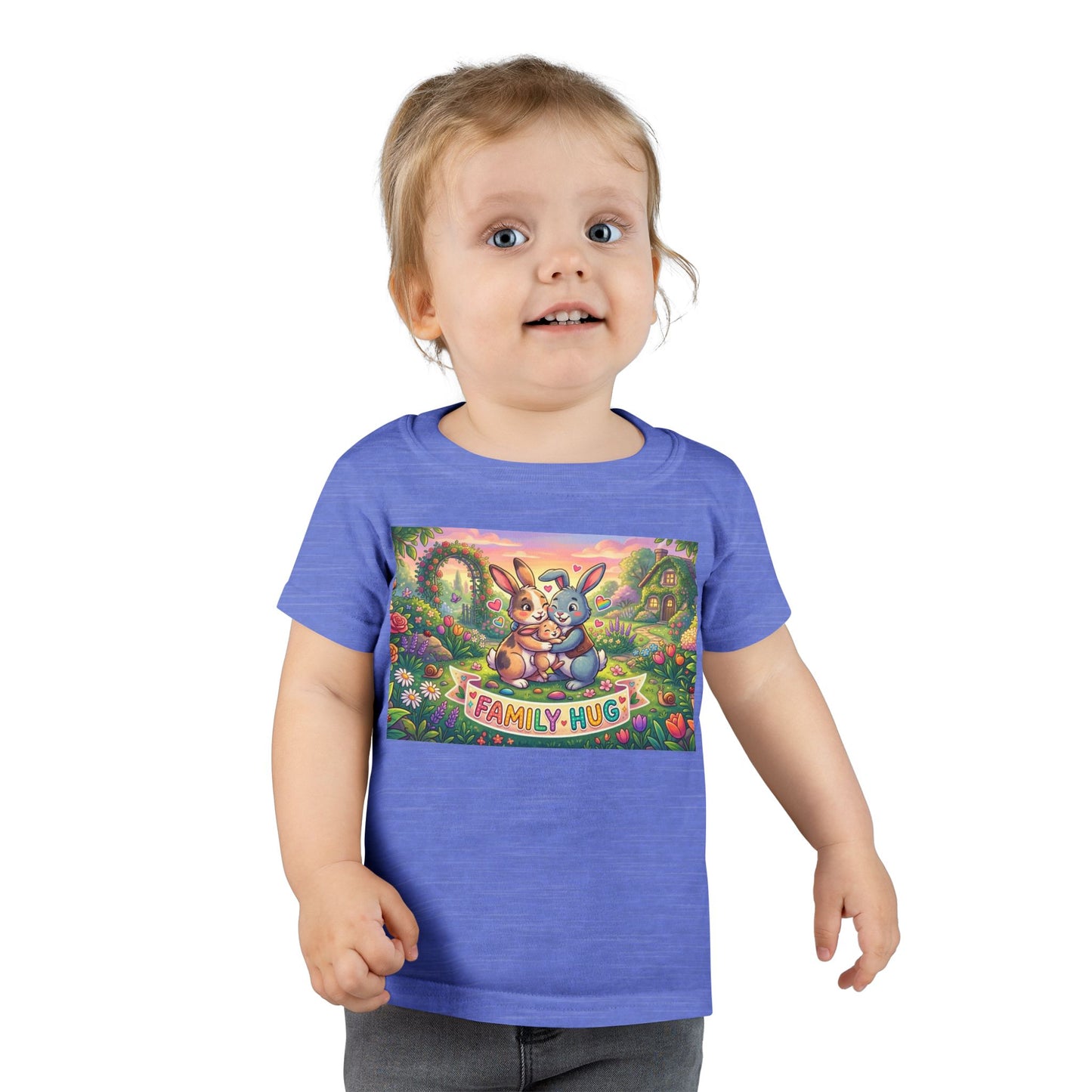 Family Hug Bunny Toddler T-shirt