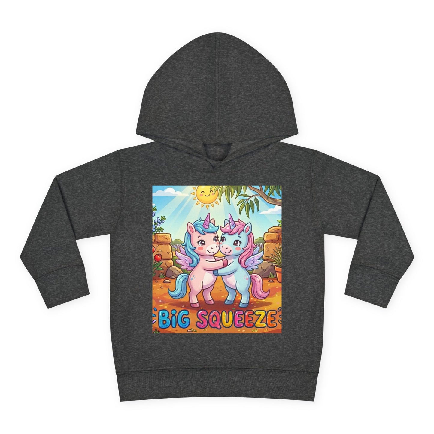 Big Squeeze Unicorn Toddler Pullover Fleece Hoodie