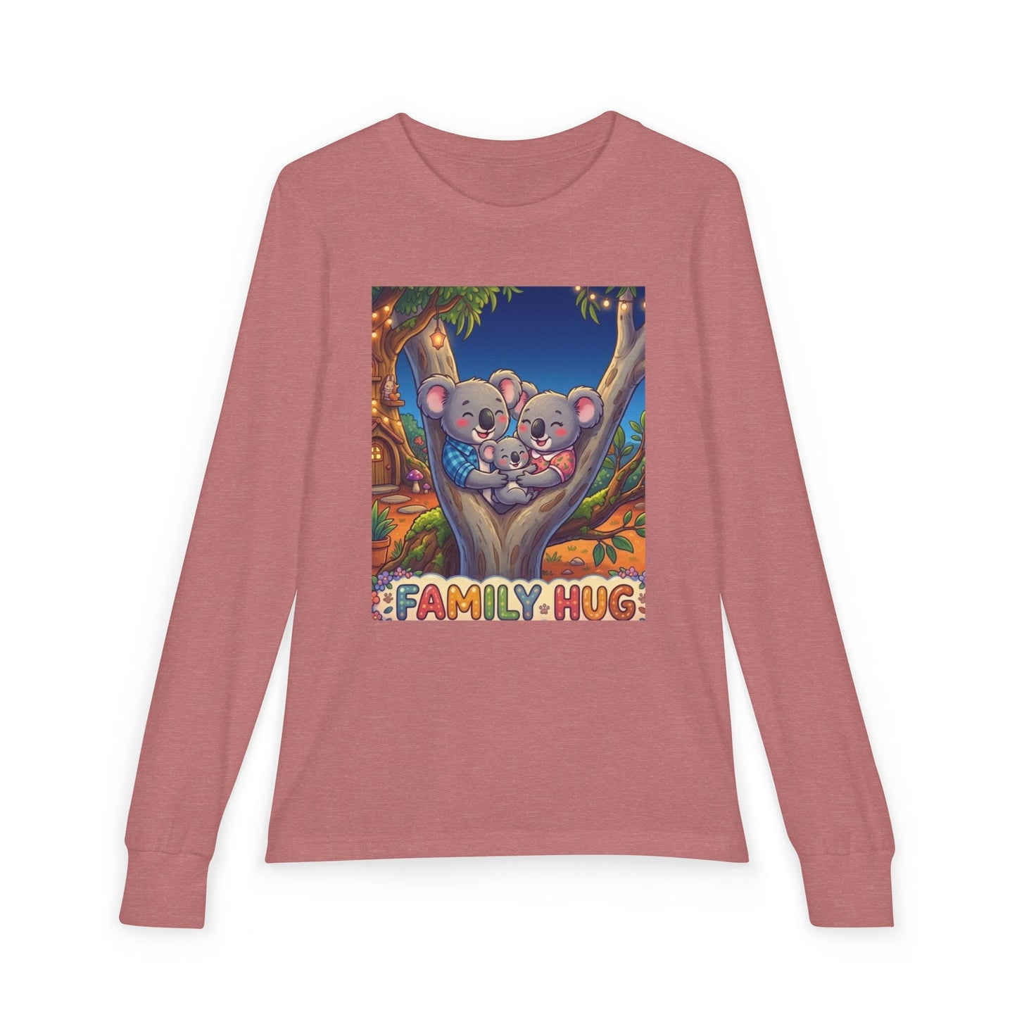 Family Hug Koala Youth Jersey Long Sleeve Tee