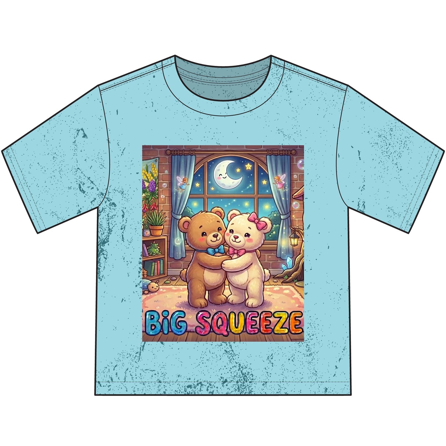 Big Squeeze Teddy Heavyweight Color Blast Youth T-Shirt