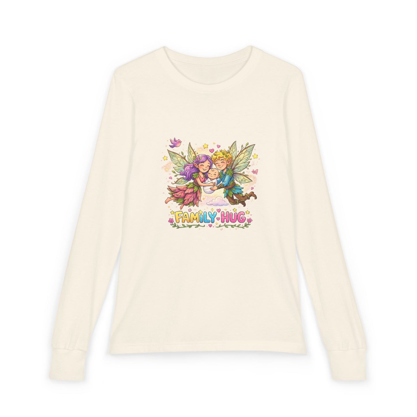 Family Hug Fairy Youth Jersey Long Sleeve Tee