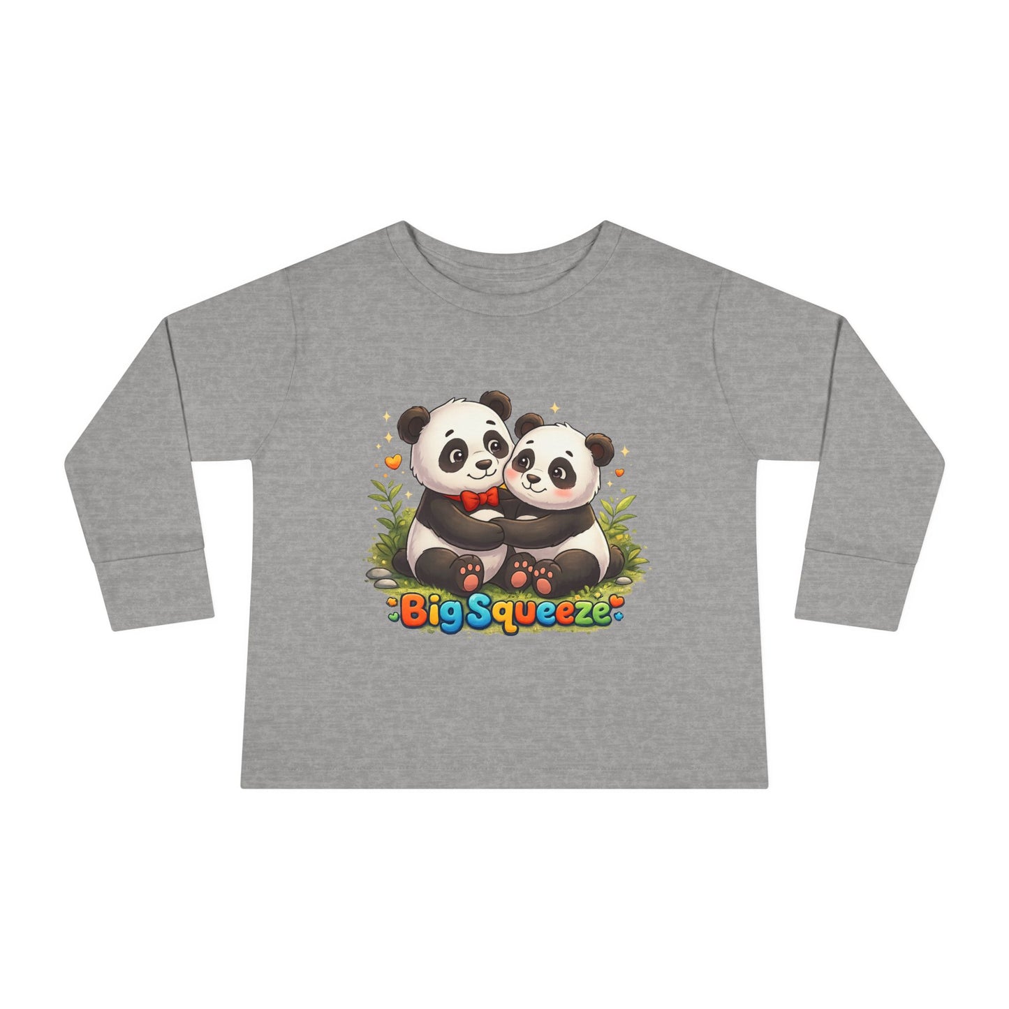 Big Squeeze Panda Toddler Long Sleeve Tee