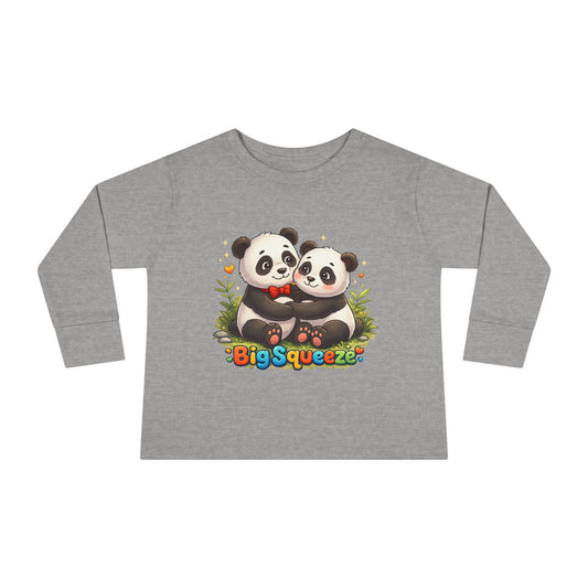 Big Squeeze Panda Toddler Long Sleeve Tee