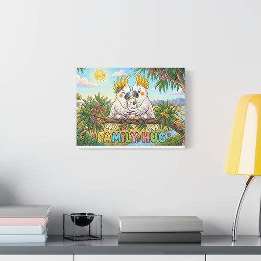 Family Hug Cockatoo Classic Canvas
