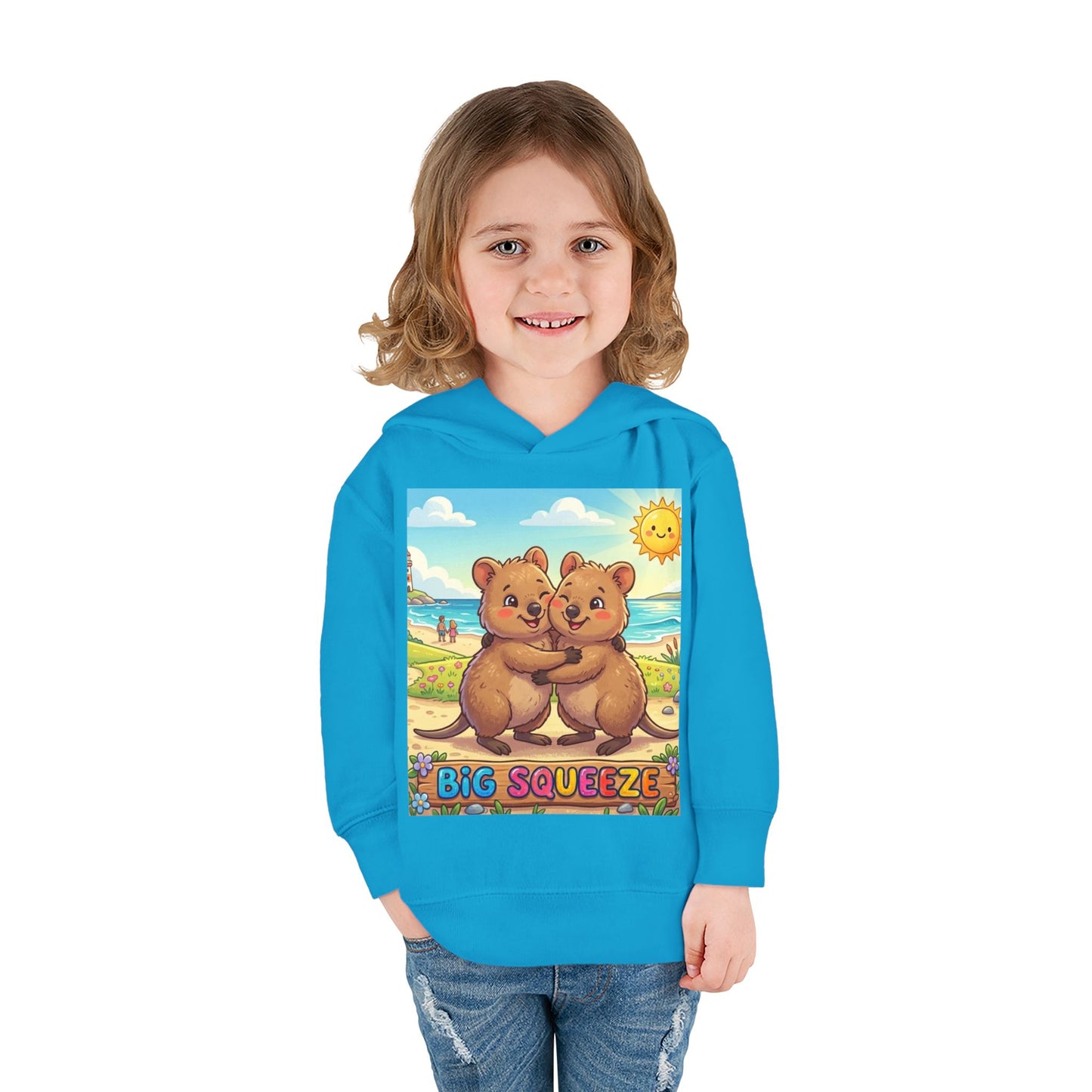 Big Squeeze Quokka Toddler Pullover Fleece Hoodie
