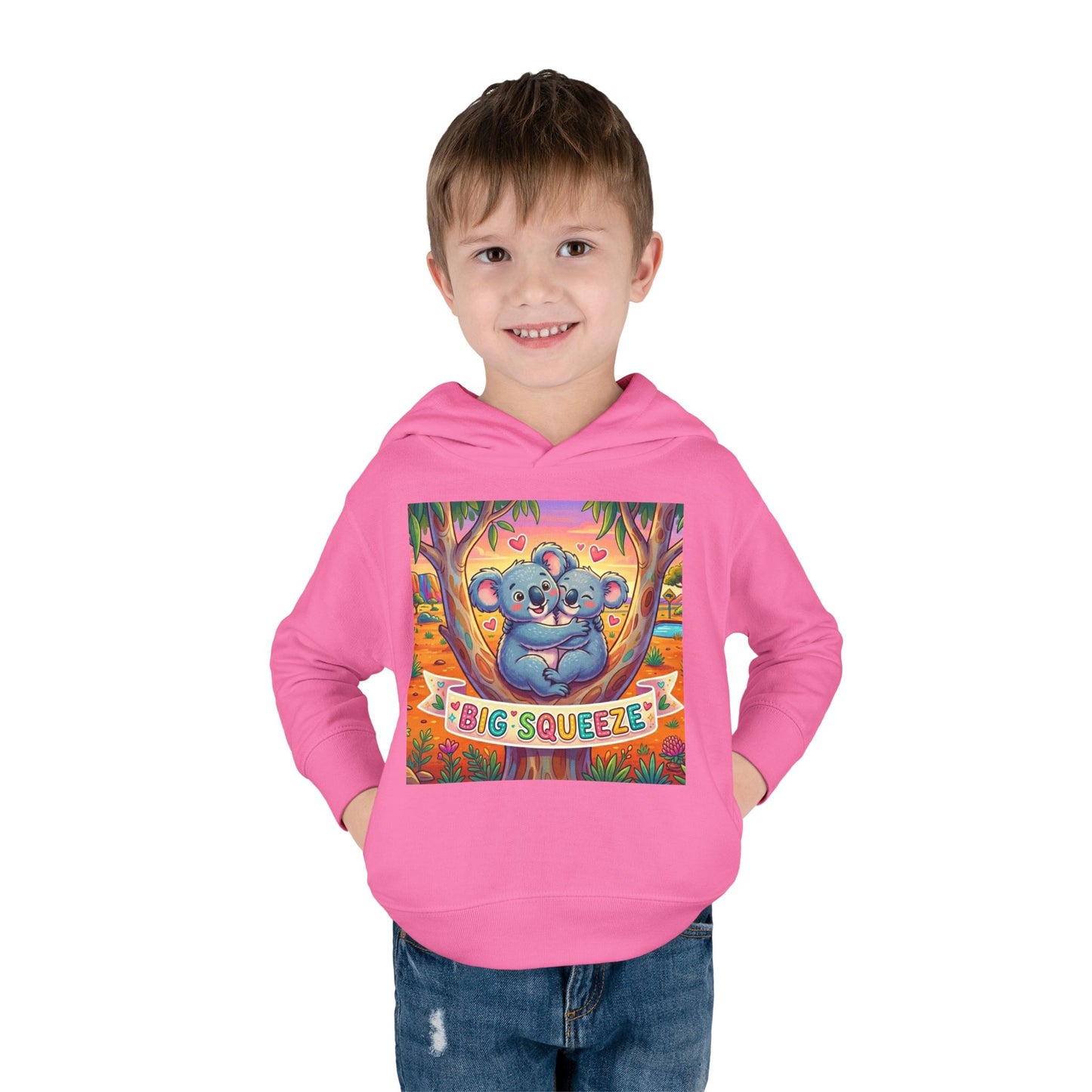 Big Squeeze Koala Toddler Pullover Fleece Hoodie