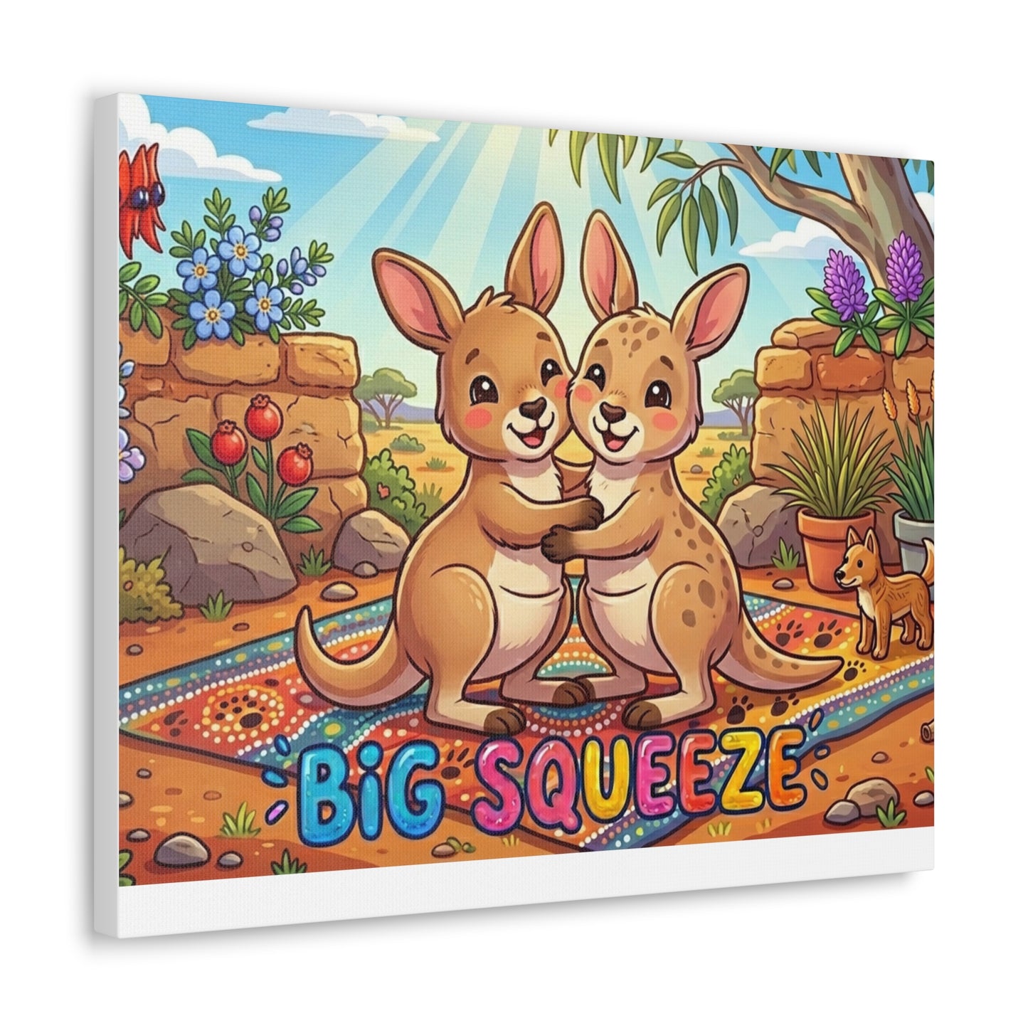 Big Squeeze Kangaroo Classic Canvas