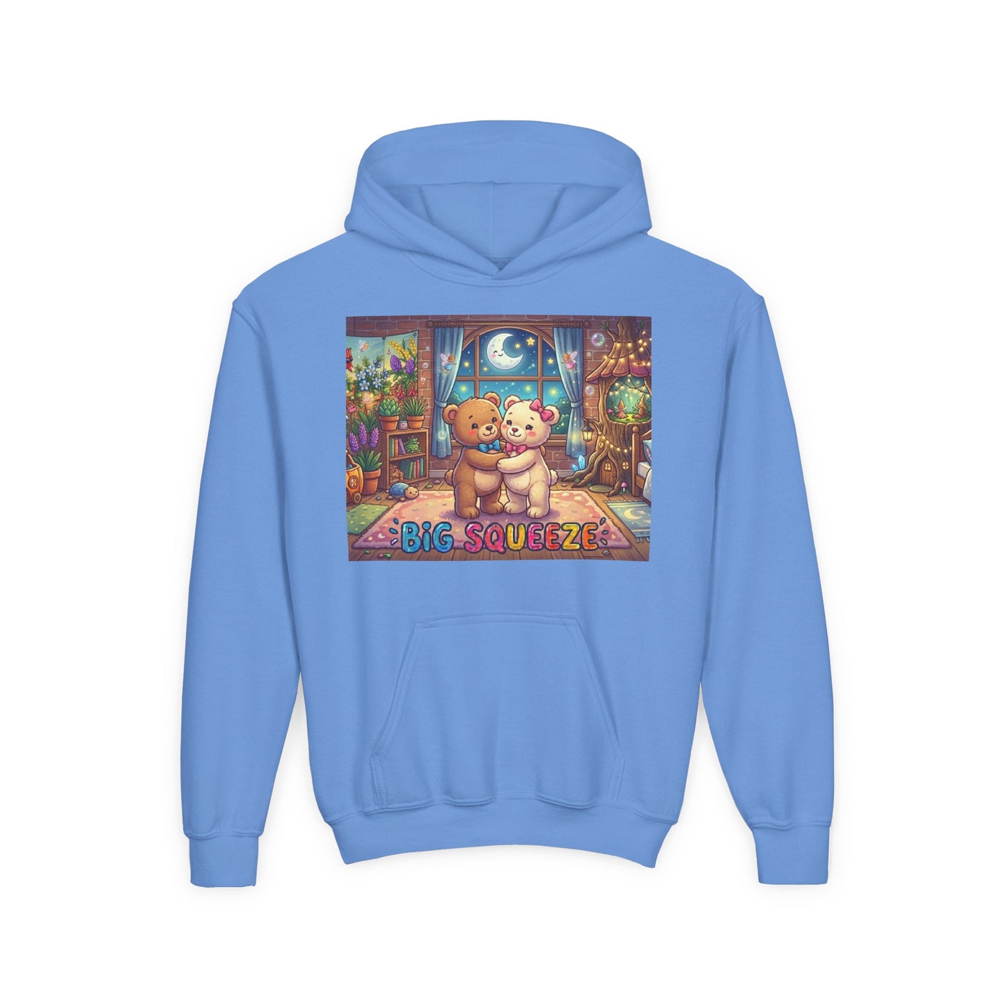 Big Squeeze Teddy Youth Heavy Blend Hooded Sweatshirt
