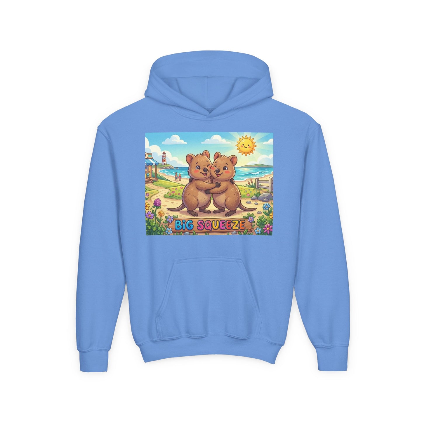 Big Squeeze Quokka Youth Heavy Blend Hooded Sweatshirt