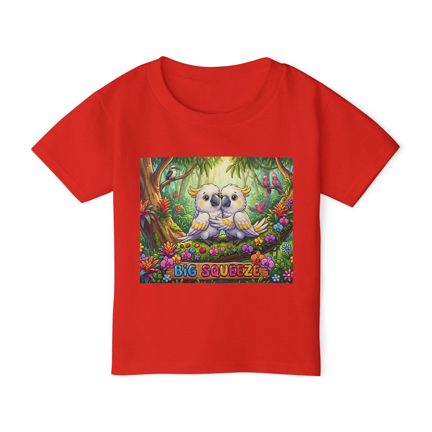 Big Squeeze Cockatoo Heavy Cotton™ Toddler T-shirt