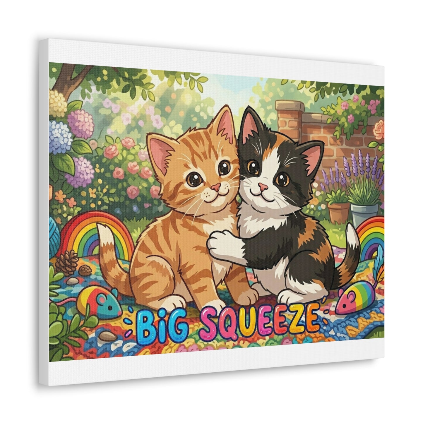 Big Squeeze Kitten Classic Canvas