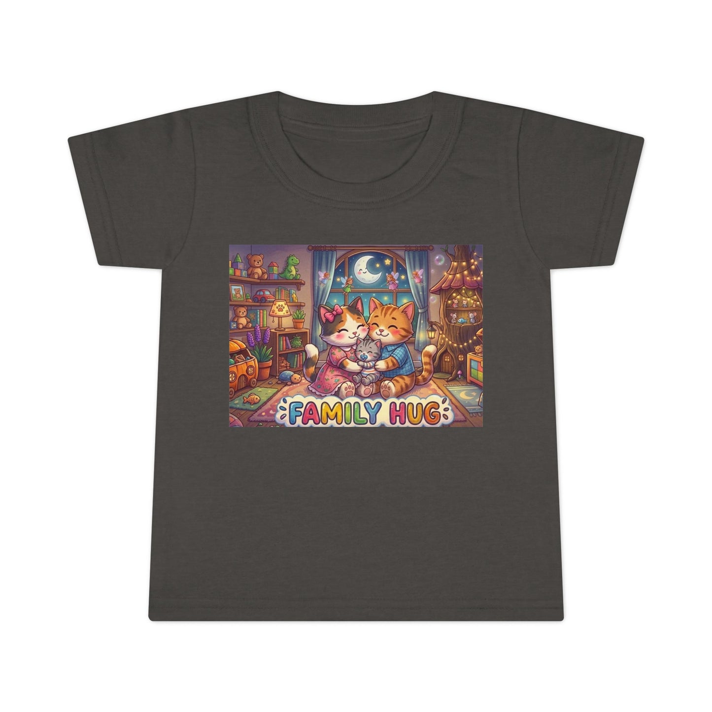 Family Hug Kitten Toddler T-shirt